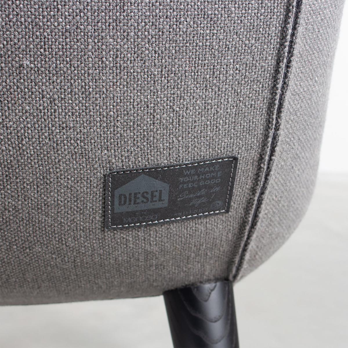Diesel Longwave Wingback Armchair in Grey Wool by Moroso, Italy 1