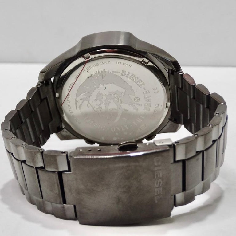 Diesel Mega Chief Stainless Steel Chronograph Quartz Watch For