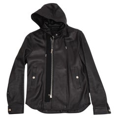 Diesel Men Jacket Lambs leather black gold Size IT48-M, S2155