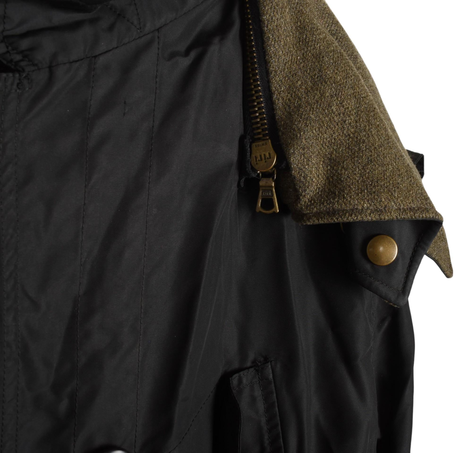 Dries van Noten Parka Herrenmantel mit Kapuze Vintage, herausnehmbares Futter Größe XL, S1386 im Angebot 2