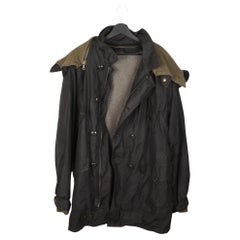 Dries van Noten Parka Men Coat Hooded vintage, removable lining Size XL, S1386