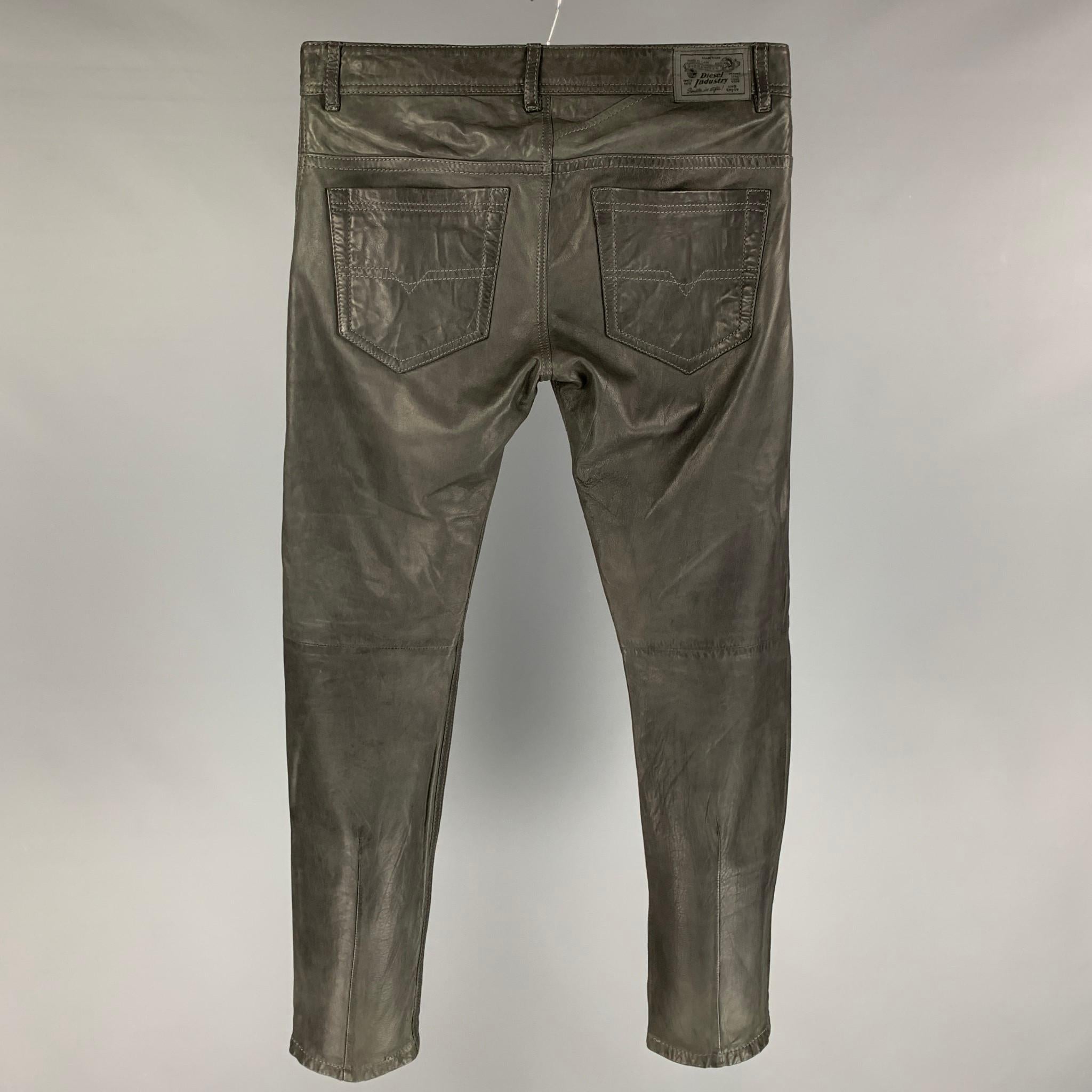 Diesel Leather Pants For Sale on 1stDibs diesel leather jeans