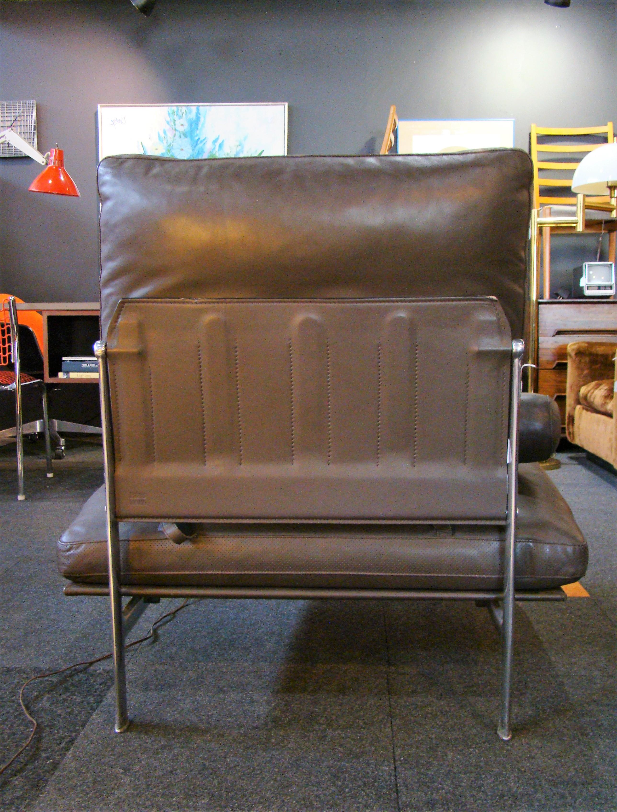 Diesis Seating Group in Brown Leather by Antonio Citterio for B&B Italia, 1979 7