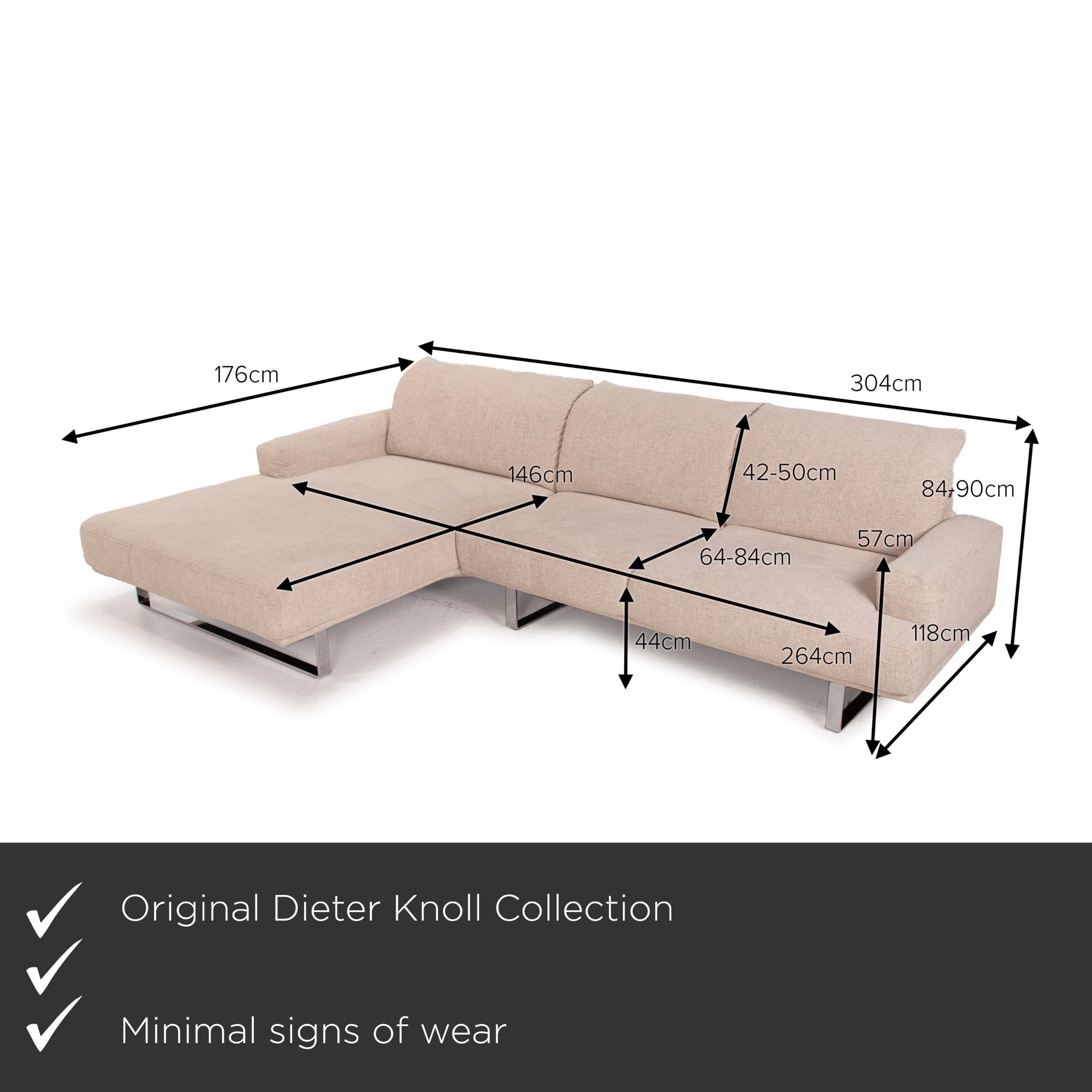 We present to you a Dieter Knoll Collection Lesina fabric sofa cream corner sofa electrical function.


 Product measurements in centimeters:
 

Depth: 97
Width: 176
Height: 84
Seat height: 44
Rest height: 57
Seat depth: 146
Seat width: