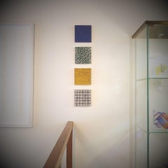 o.T. (Bl15HL) - blue contemporary modern wall sculpture painting relief