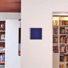 o.T. (Bl15Rc) - blue contemporary modern wall sculpture painting relief