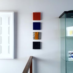 o.T. (Yw15RM) - yellow contemporary modern wall sculpture painting relief
