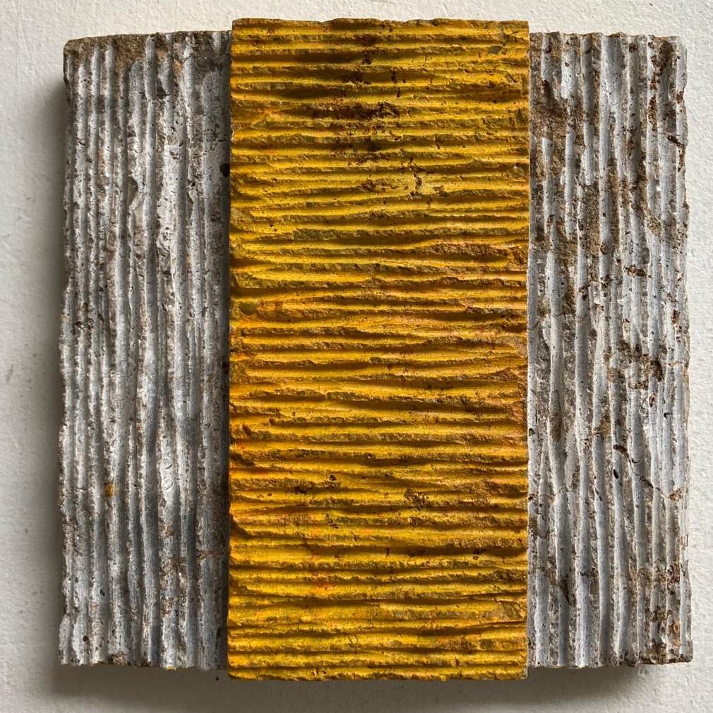 Dieter Kränzlein o.T. (Yw15Rt) yellow contemporary modern wall