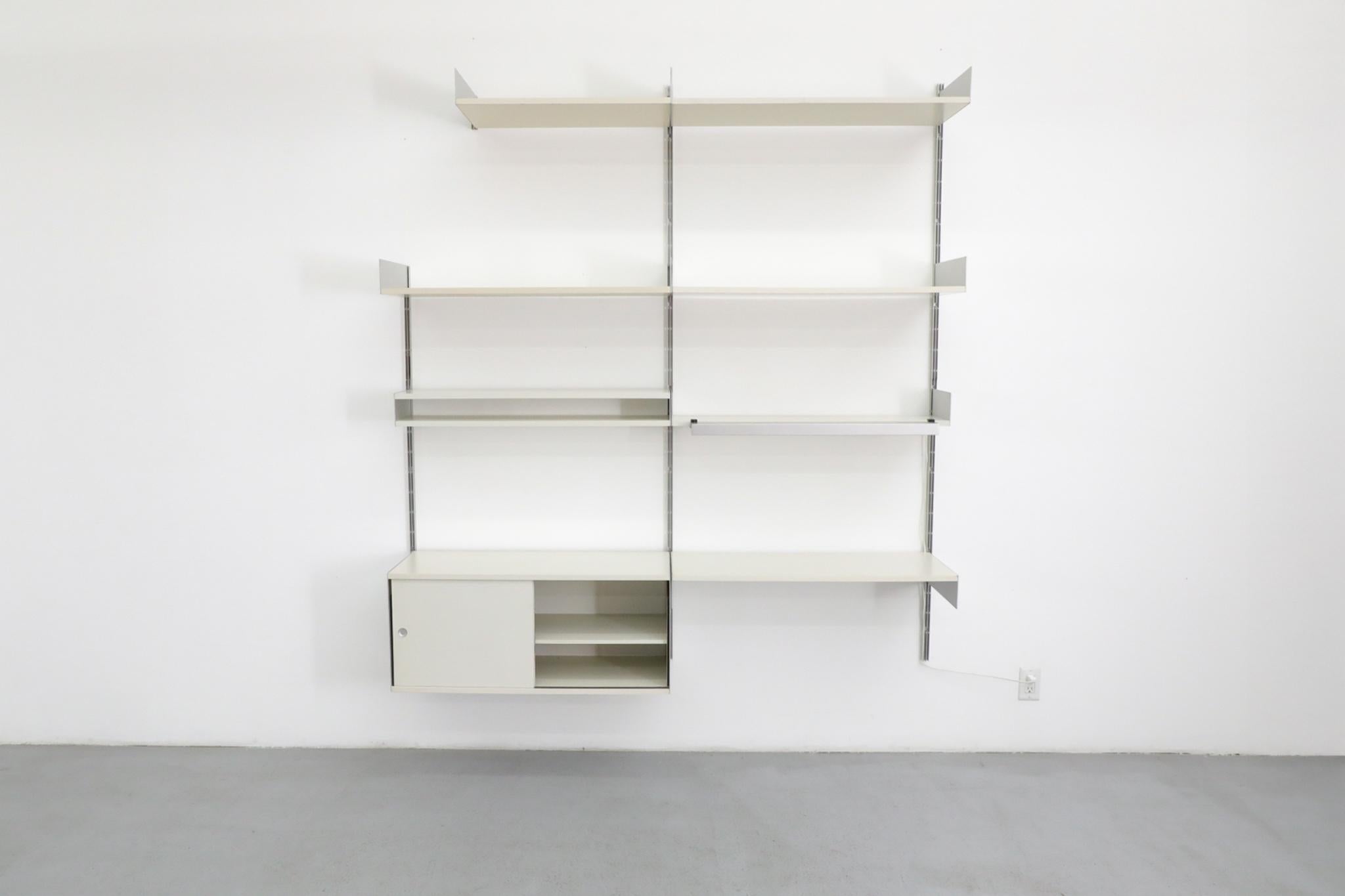 German Dieter Rams ‘606 Series’ Two Section Shelving System