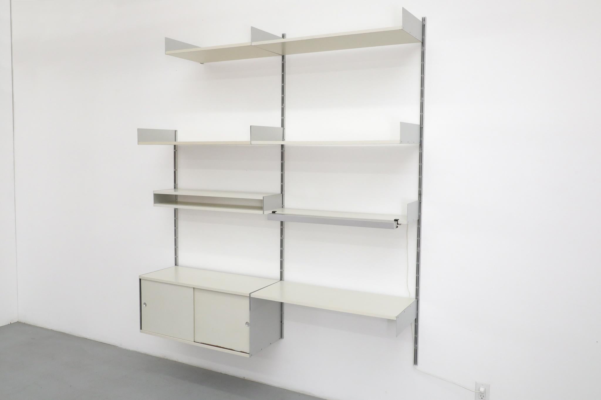 Dieter Rams ‘606 Series’ Two Section Shelving System In Good Condition In Los Angeles, CA