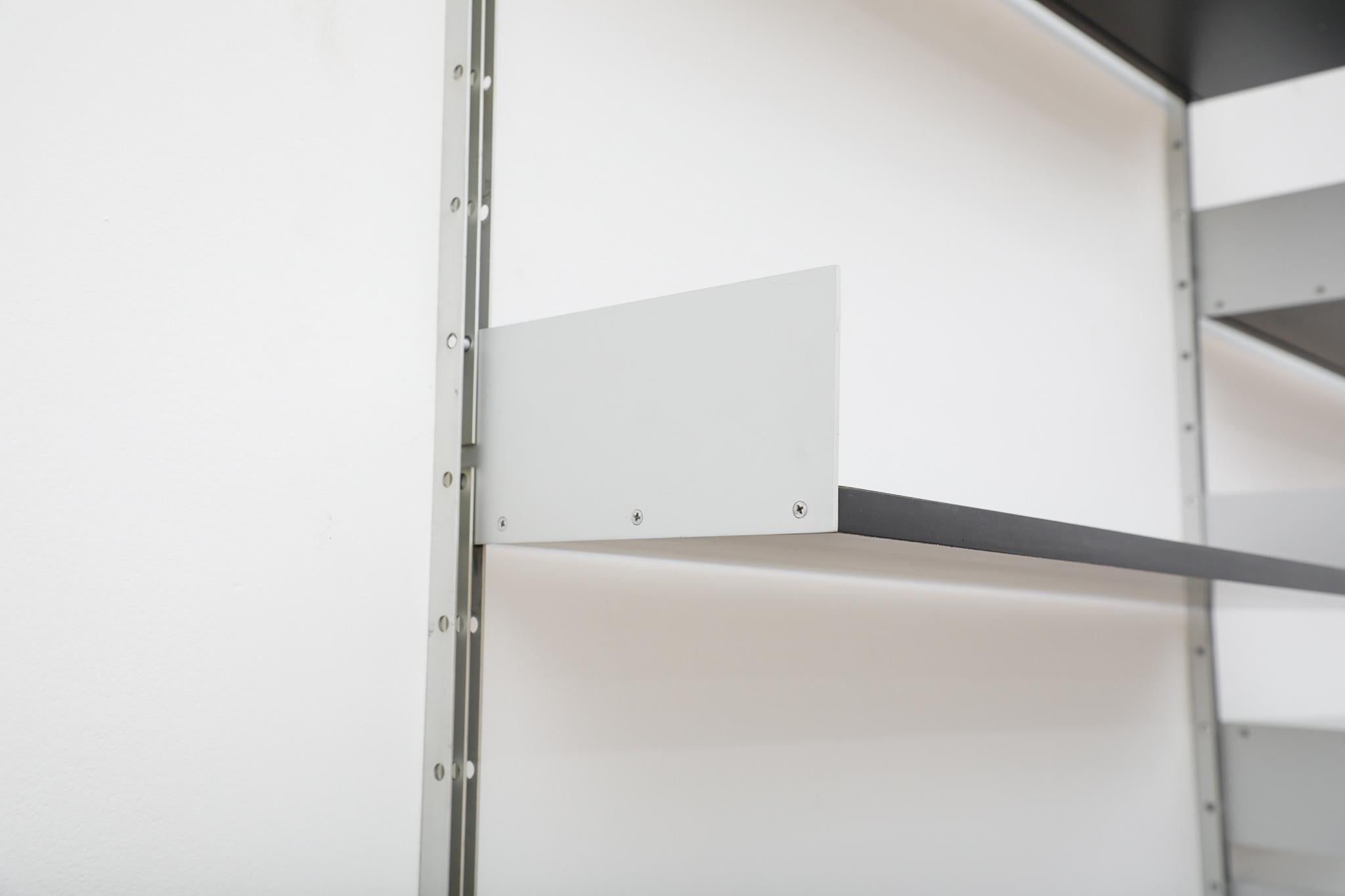 Dieter Rams Black '606' Wall Mount Shelving Unit for Vitsoe For Sale 6