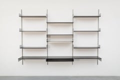 Étagère murale noire "606" de Dieter Rams pour Vitsoe