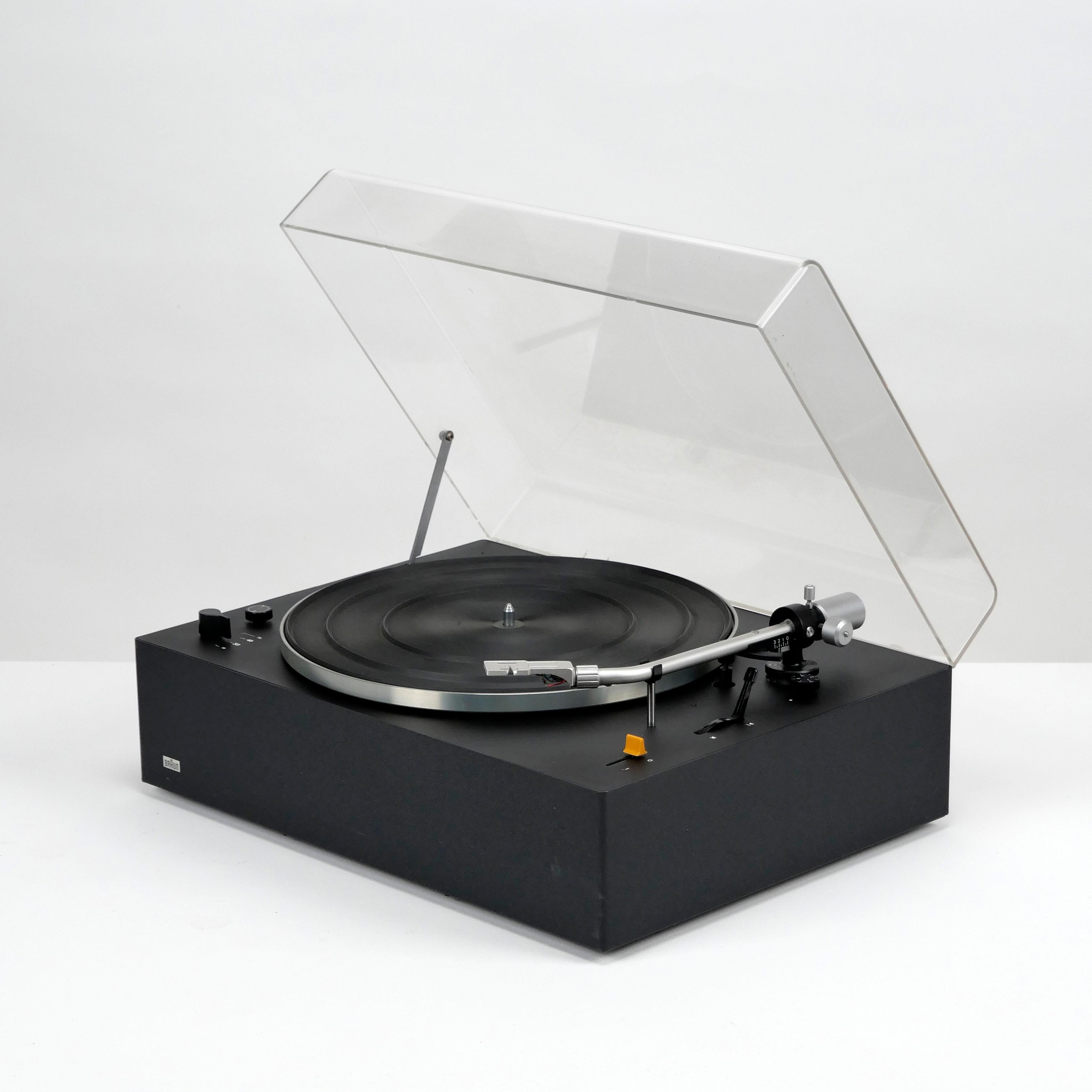 German Dieter Rams, Braun PS 500 Record Player, 1968 super working turntable hifi audio