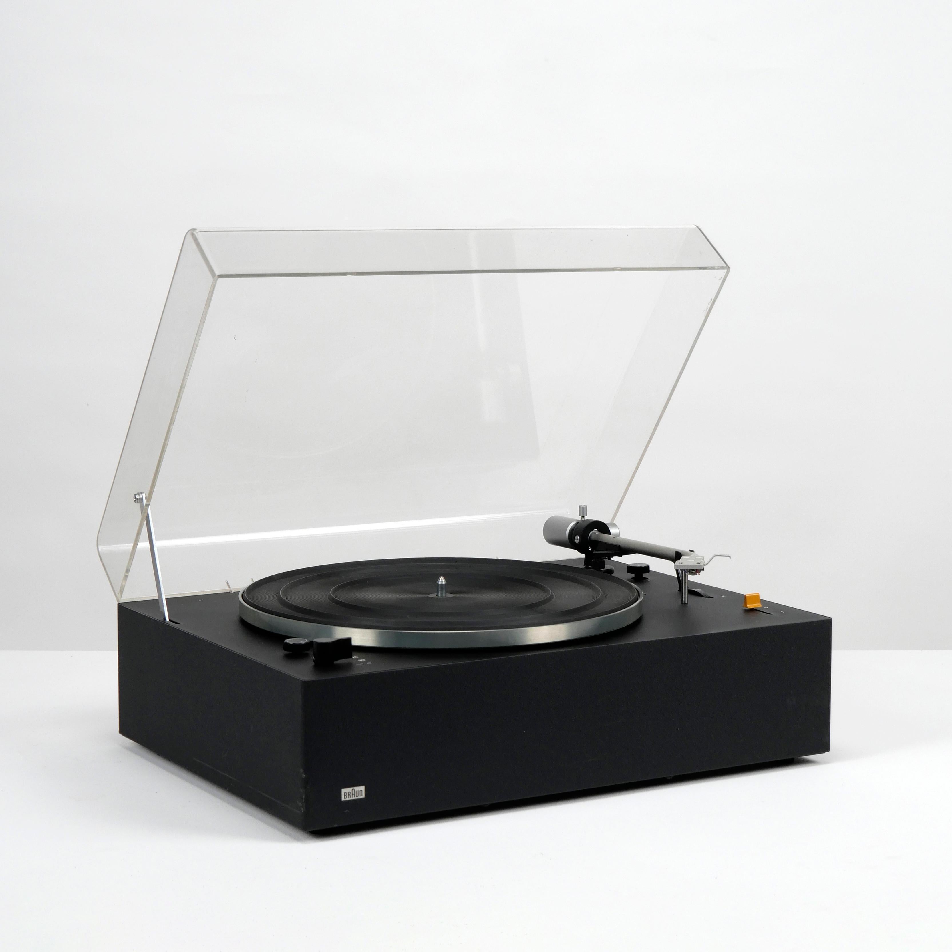 Dieter Rams, Braun PS 500 Record Player, 1968 super working turntable hifi audio In Good Condition In London, GB