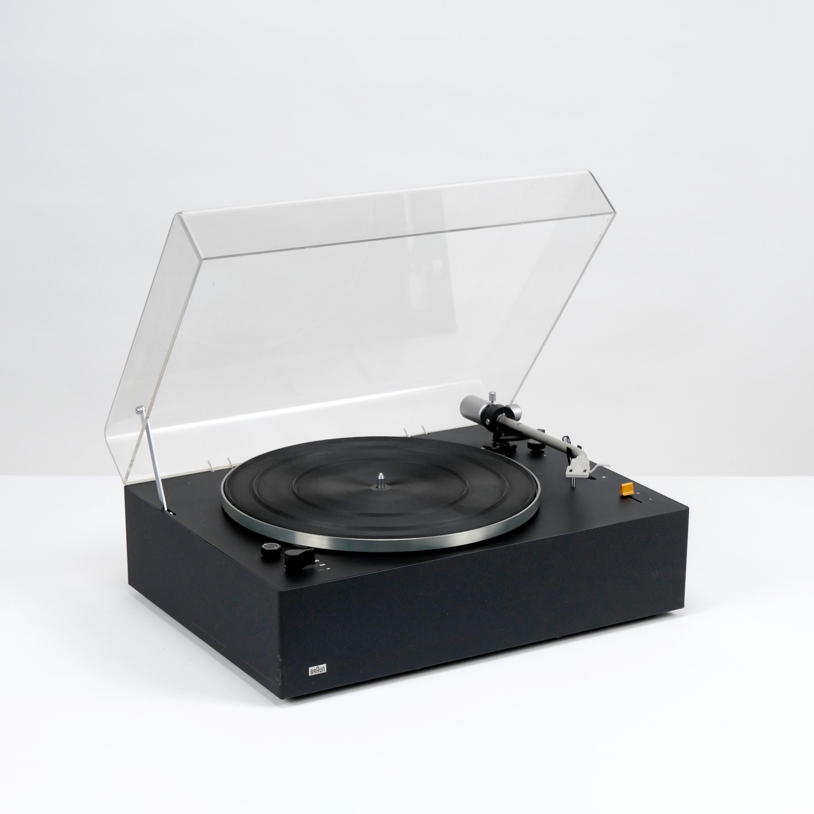 20th Century Dieter Rams, Braun PS 500 Record Player, 1968 super working turntable hifi audio