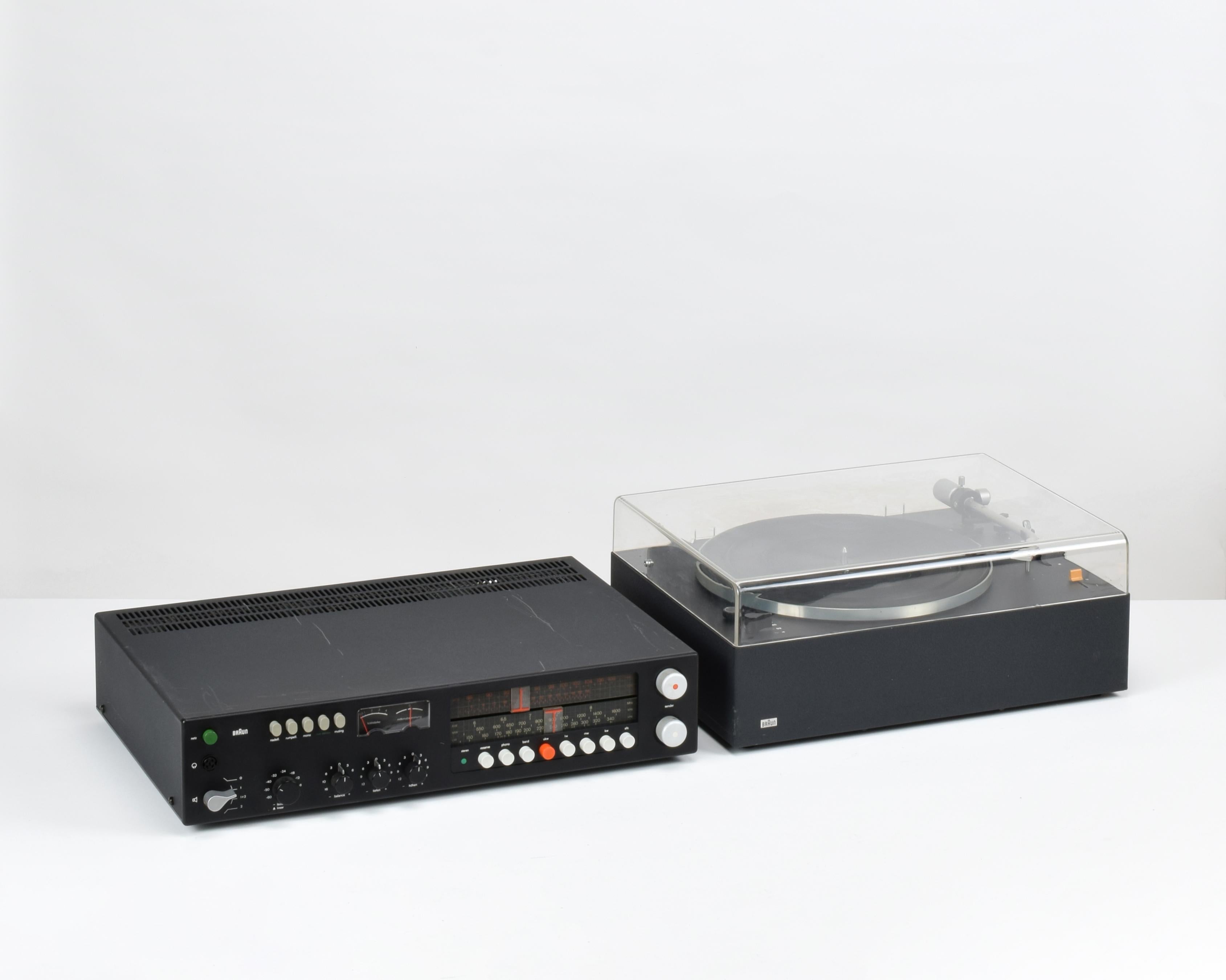 Dieter Rams, Braun Regie 510 receiver tuner-amplifier, 1972, stereo hifi audio 5