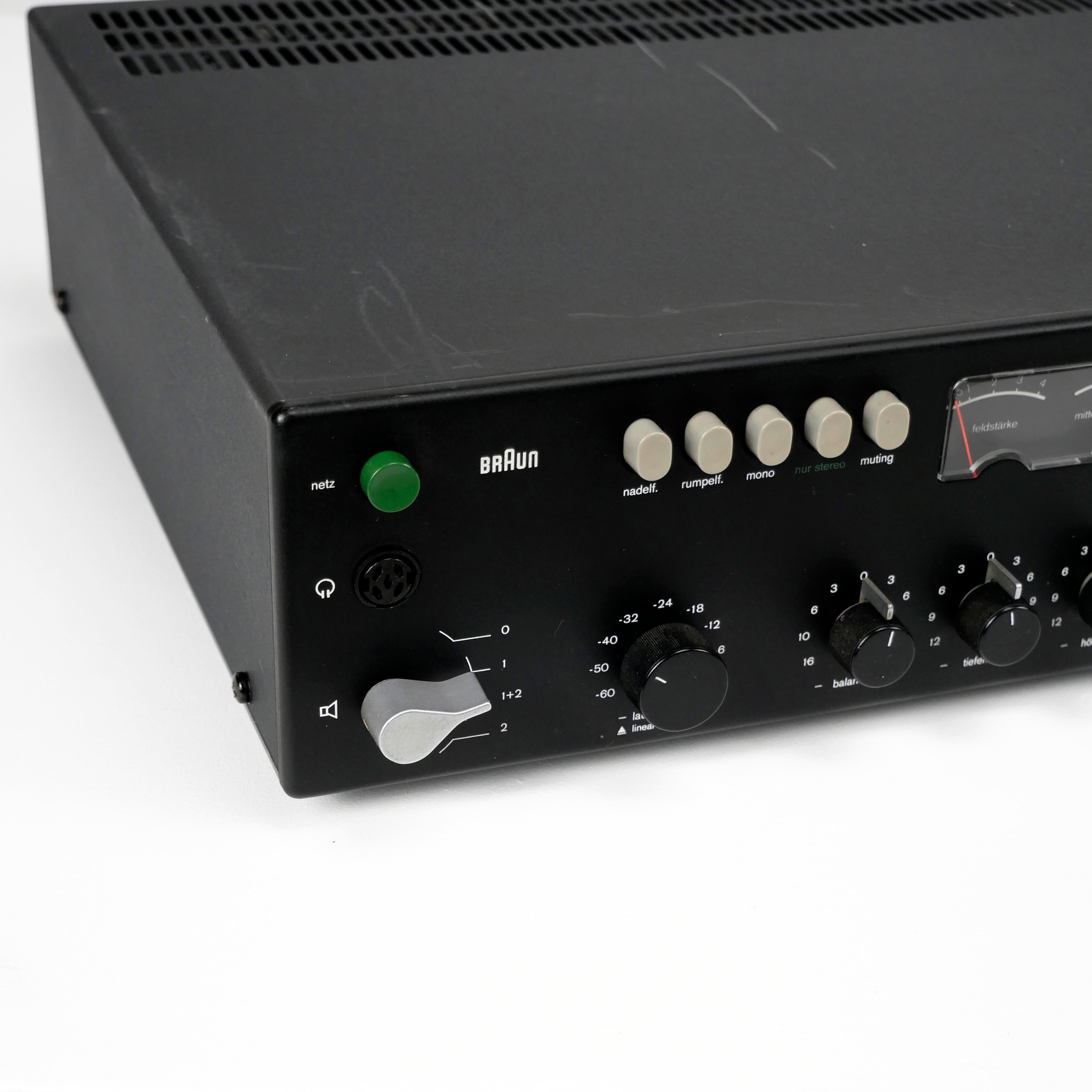 Dieter Rams, Braun Regie 510 receiver tuner-amplifier, 1972, stereo hifi audio 1