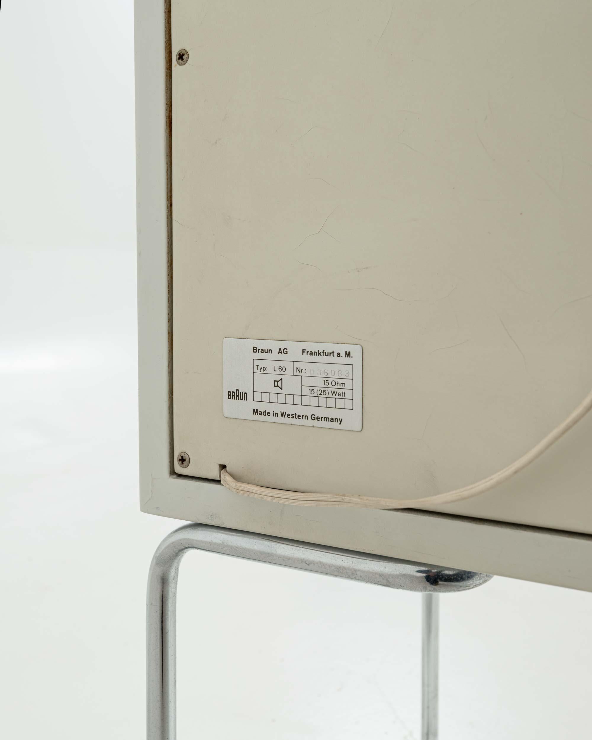 Dieter Rams für Braun Audio 310, Notenspieler und Stehhörer L60, 1970er Jahre im Angebot 11