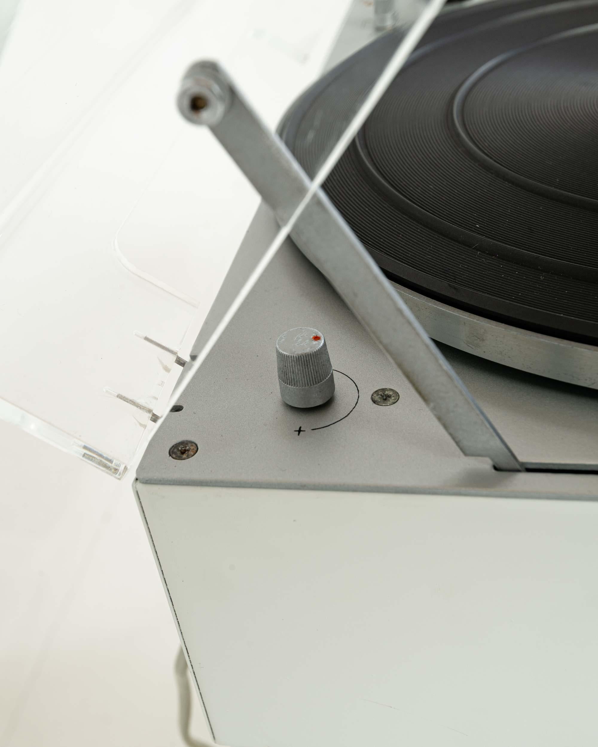 Dieter Rams für Braun Audio 310, Notenspieler und Stehhörer L60, 1970er Jahre (Stahl) im Angebot