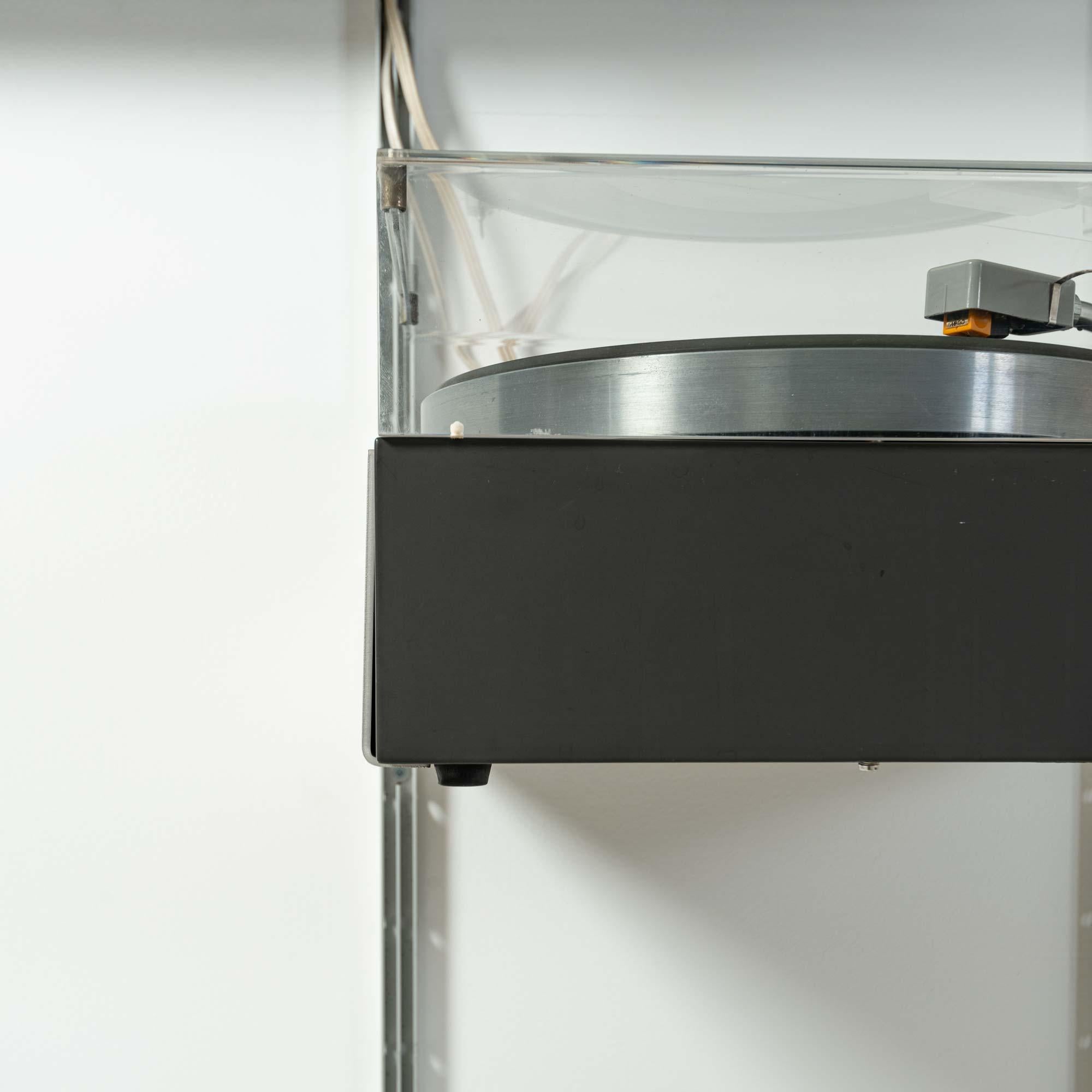 Dieter Rams for Braun Black Wall Mount Stereo System 