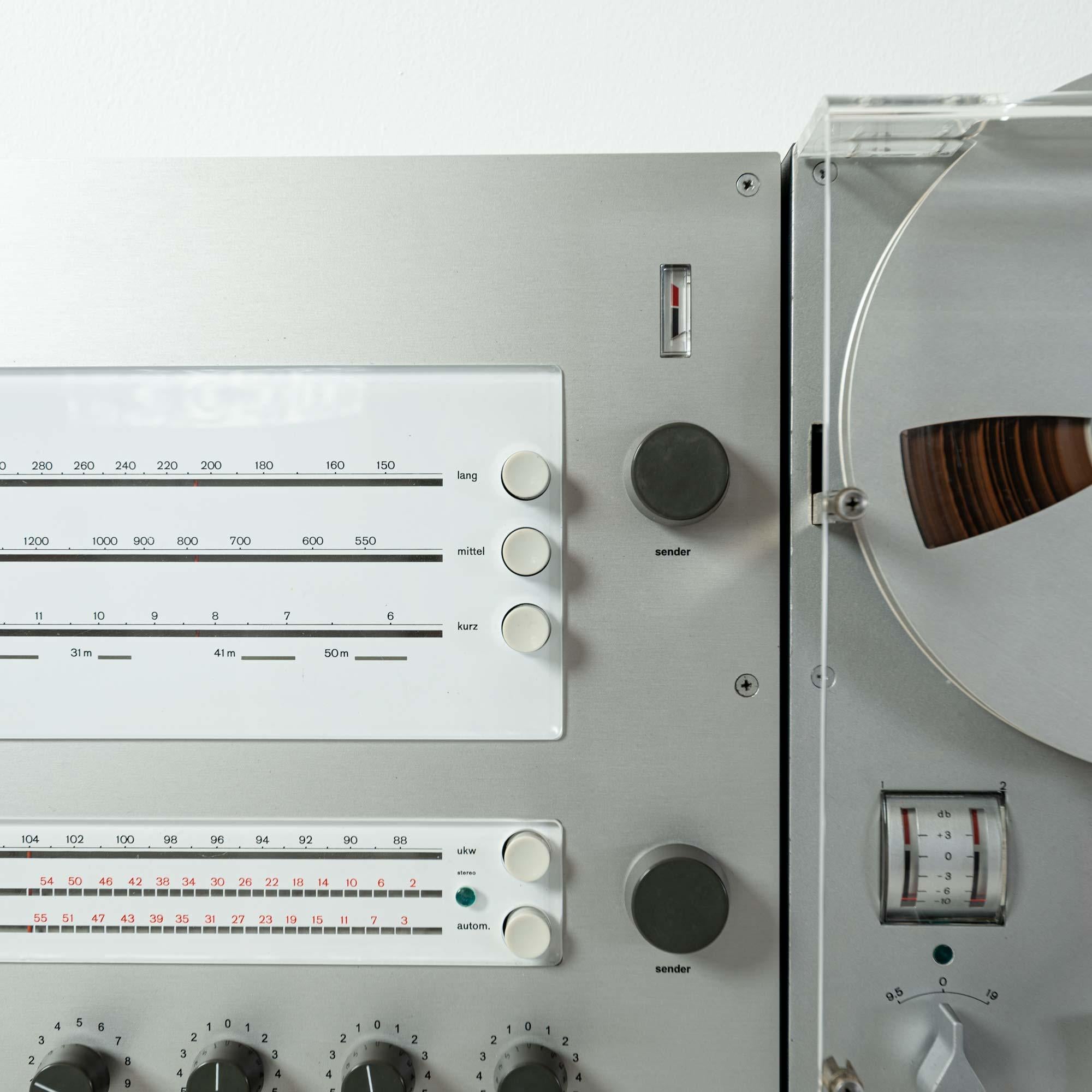 Dieter Rams for Braun Black Wall Mount Stereo System 