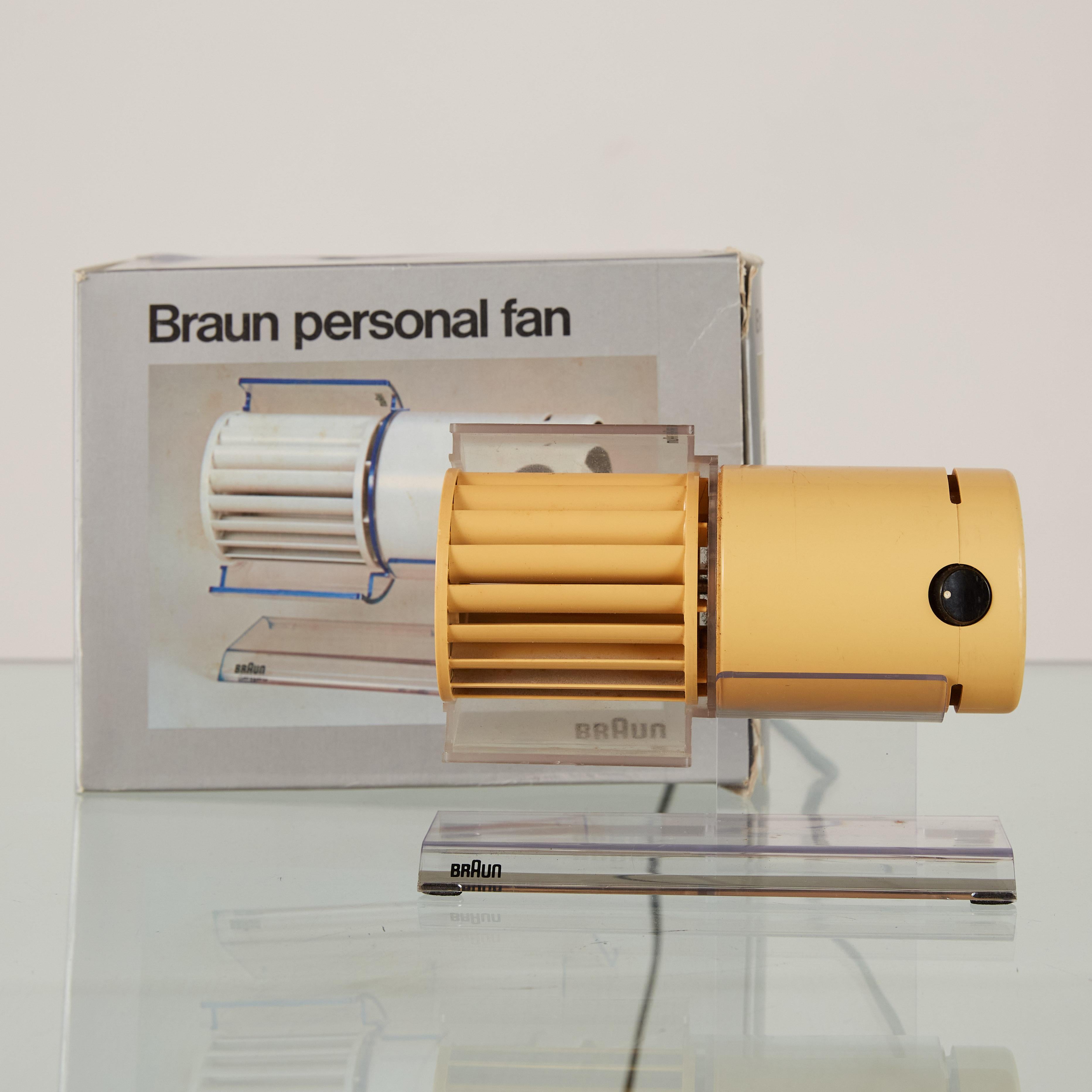 Dieter Rams for Braun Desk Fan In Excellent Condition In Los Angeles, CA