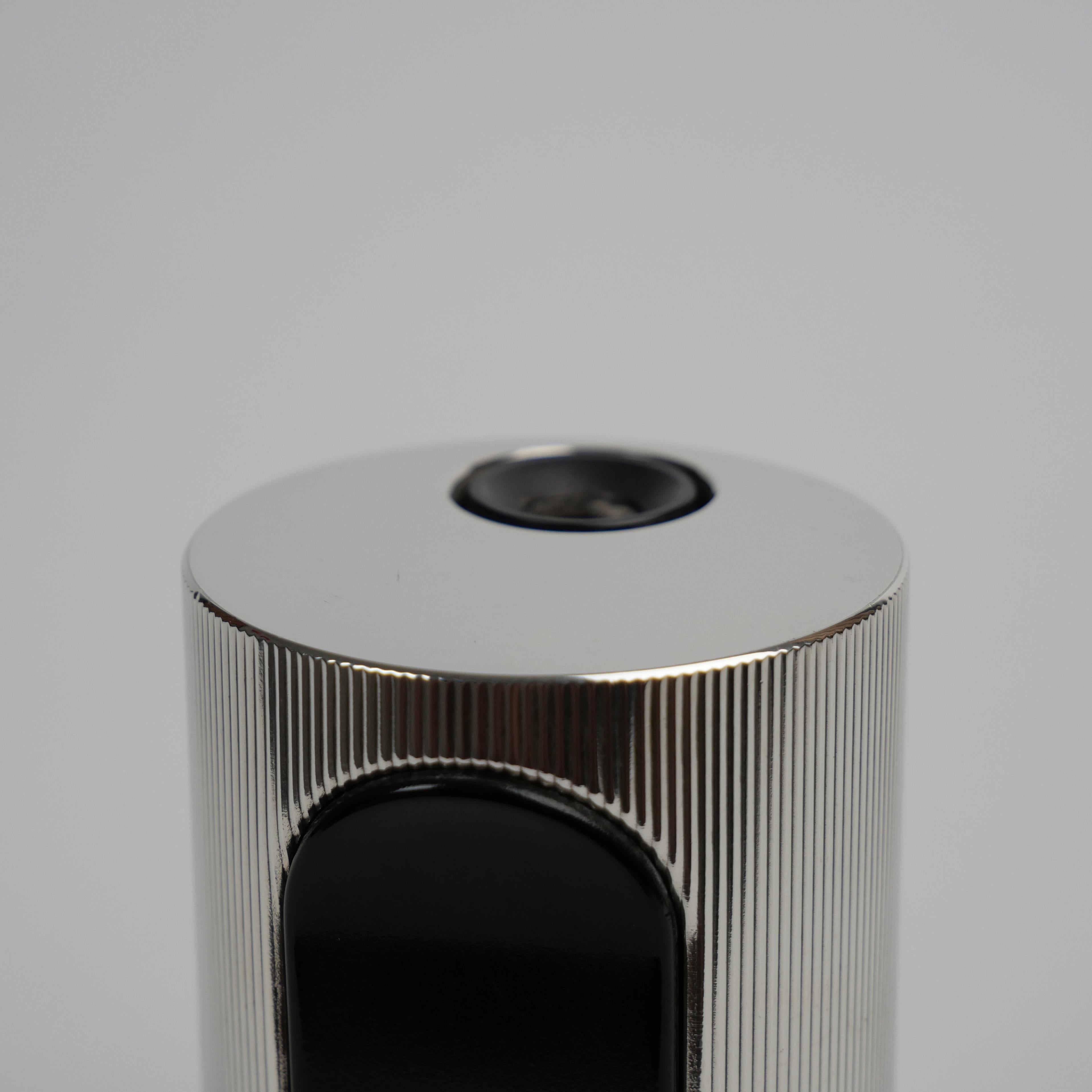 Dieter Rams for Braun, T2 Table Lighter, 1968. Silver Finished, Rare, Excellent 1