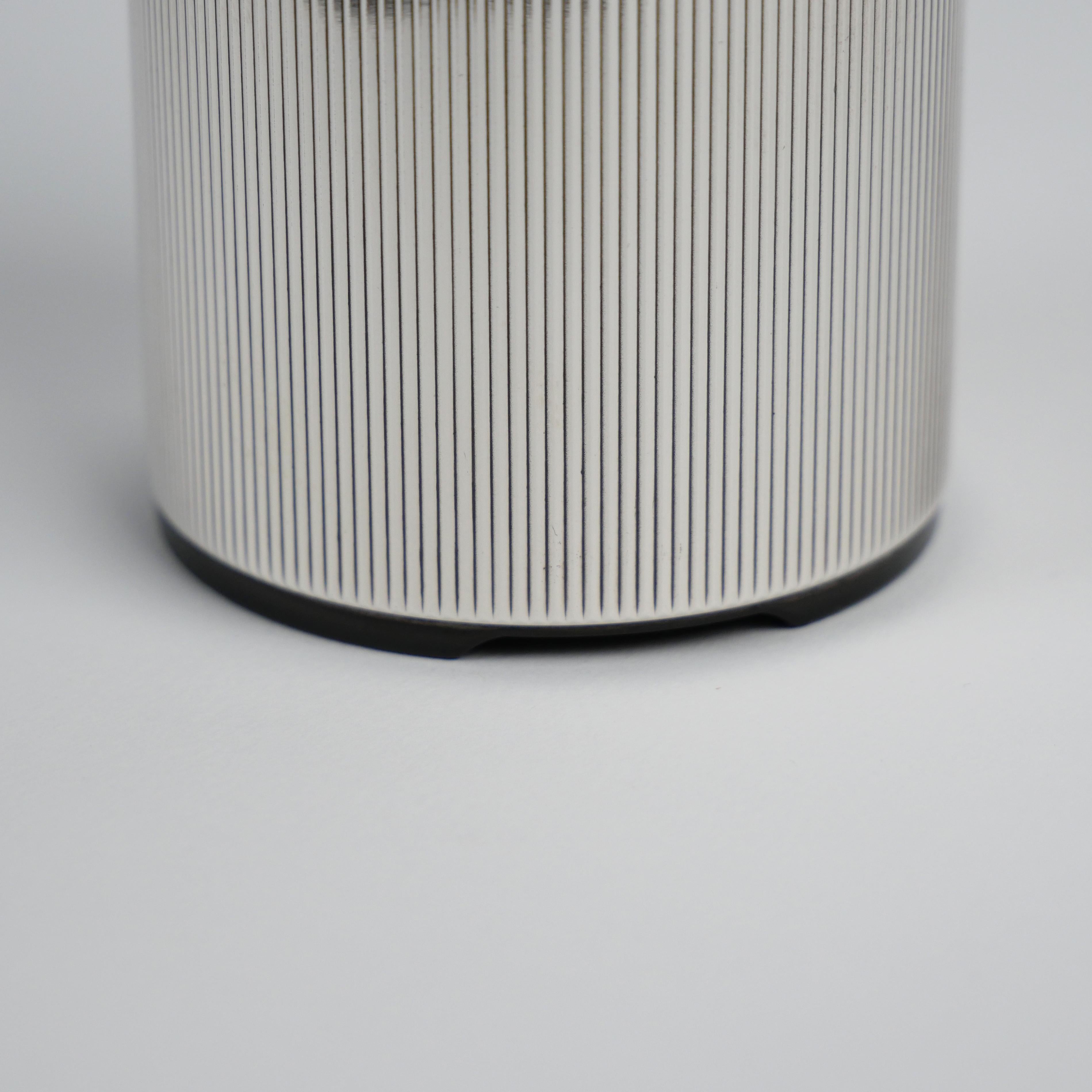 Mid-Century Modern Dieter Rams for Braun, T2 Table Lighter, 1968. Silver Finished, Rare, Excellent 