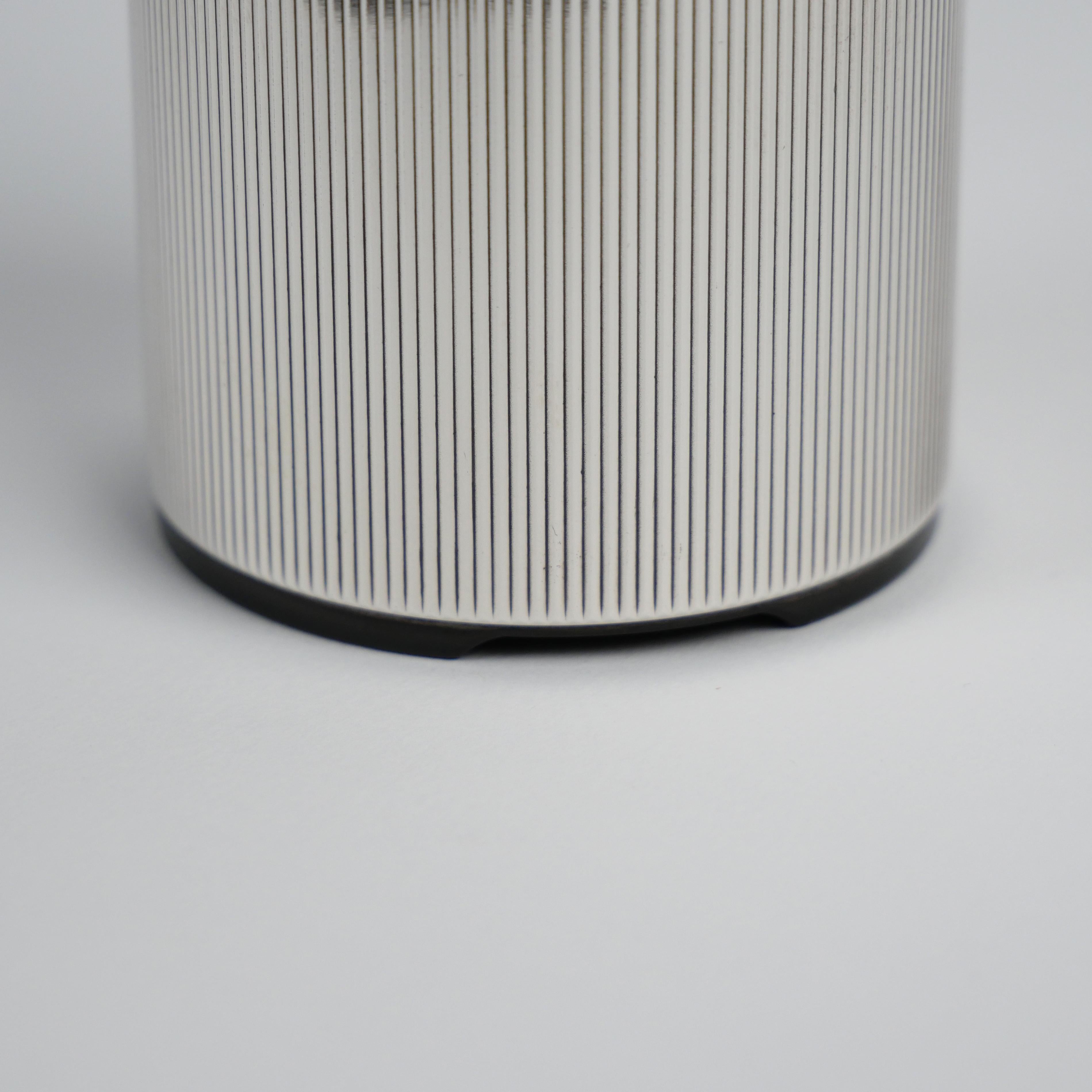 Mid-Century Modern Dieter Rams for Braun, T2 Table Lighter, 1968. Silver Finished, Rare, Excellent