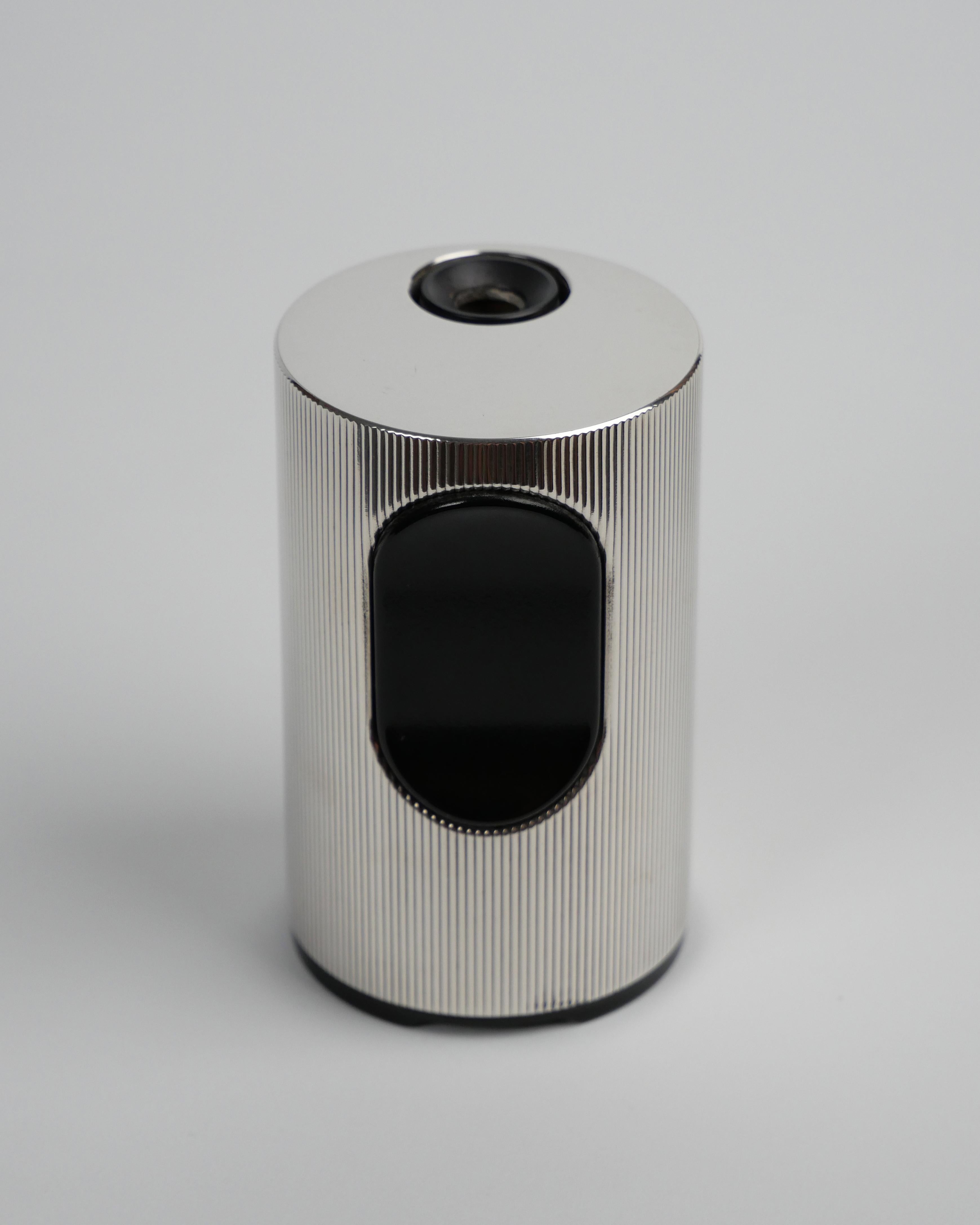 Dieter Rams for Braun, T2 Table Lighter, 1968. Silver Finished, Rare, Excellent In Excellent Condition In London, GB