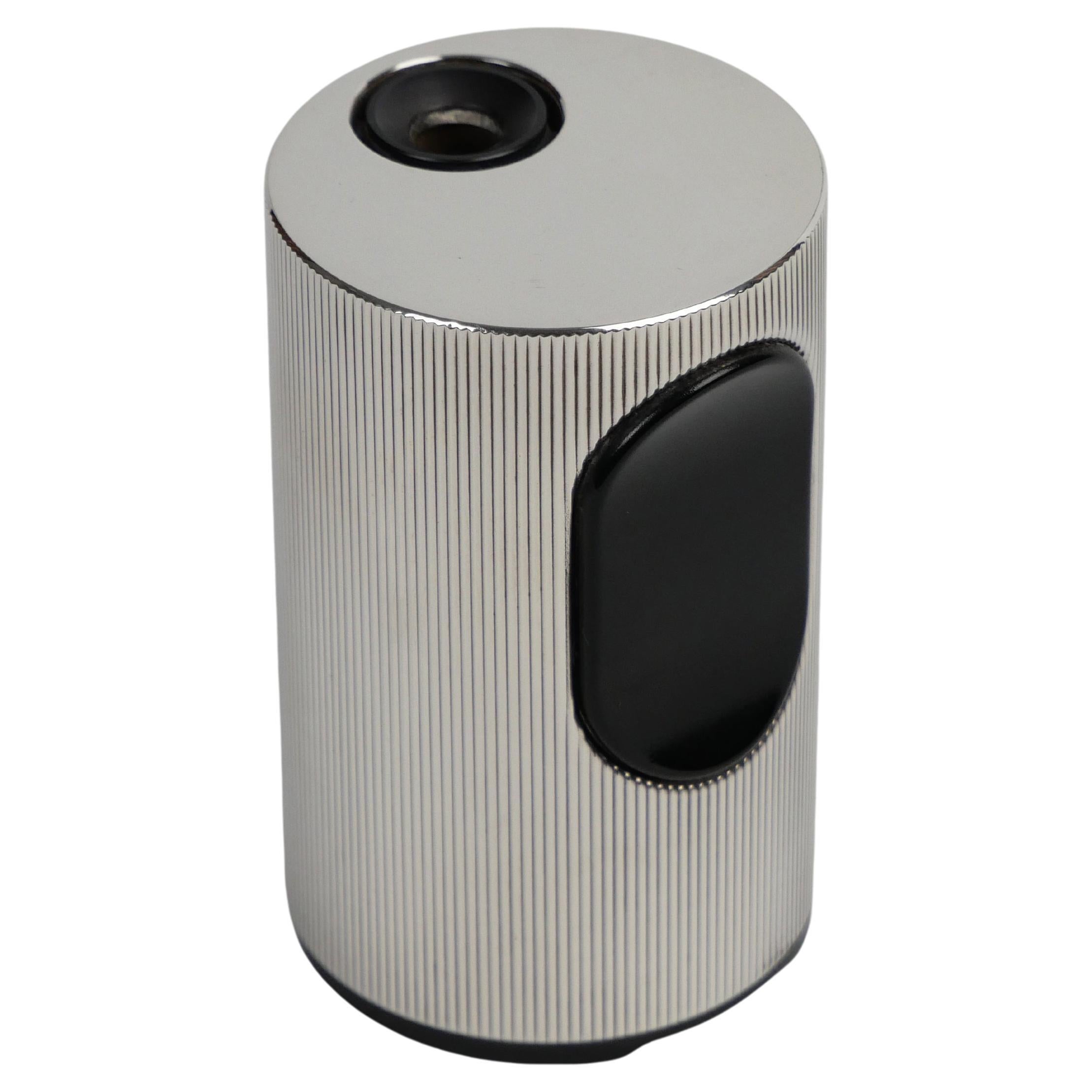 snemand Wedge Bowling Dieter Rams for Braun, T2 Table Lighter, 1968. Silver Finished, Rare,  Excellent at 1stDibs