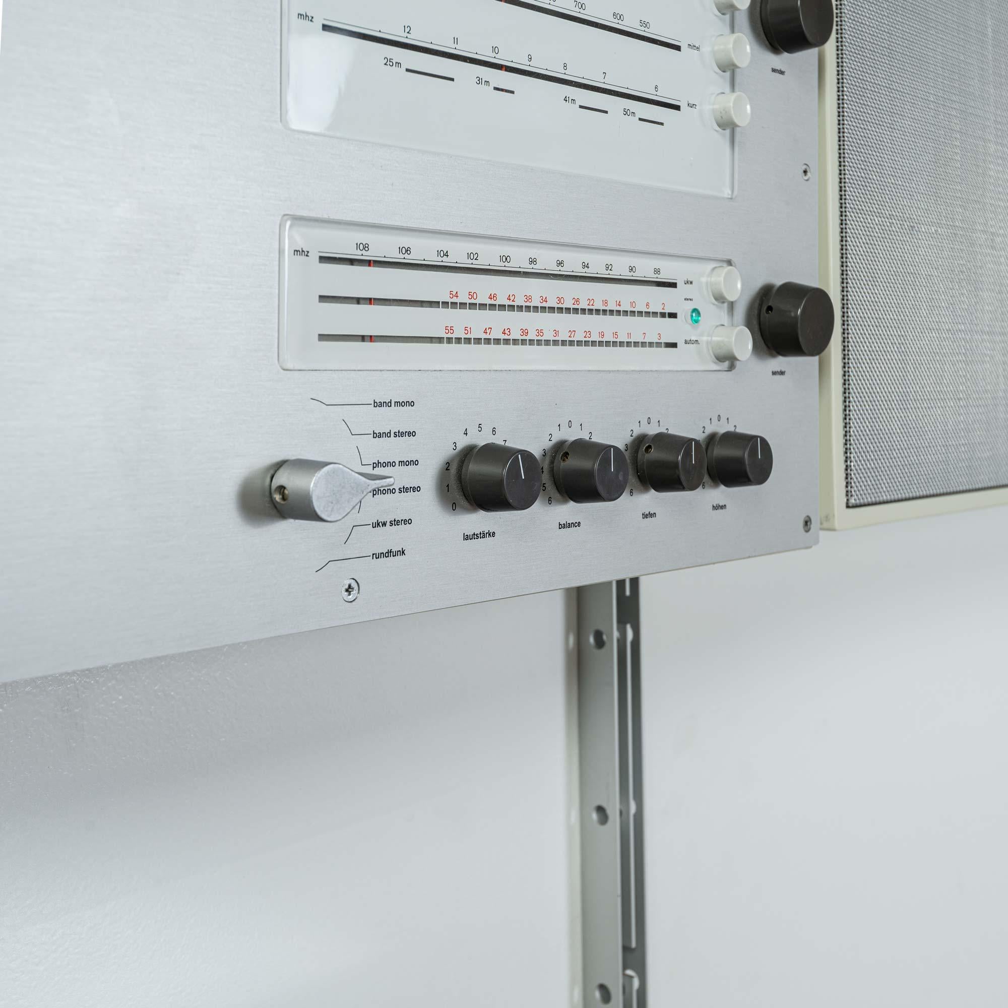 Dieter Rams per il sistema stereo a parete 