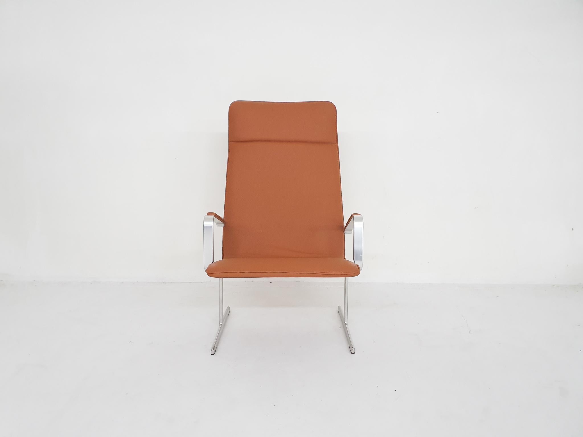 Dieter Rams for Vitsoe high back lounge chair, model rz60, Germany 1960's In Good Condition For Sale In Amsterdam, NL