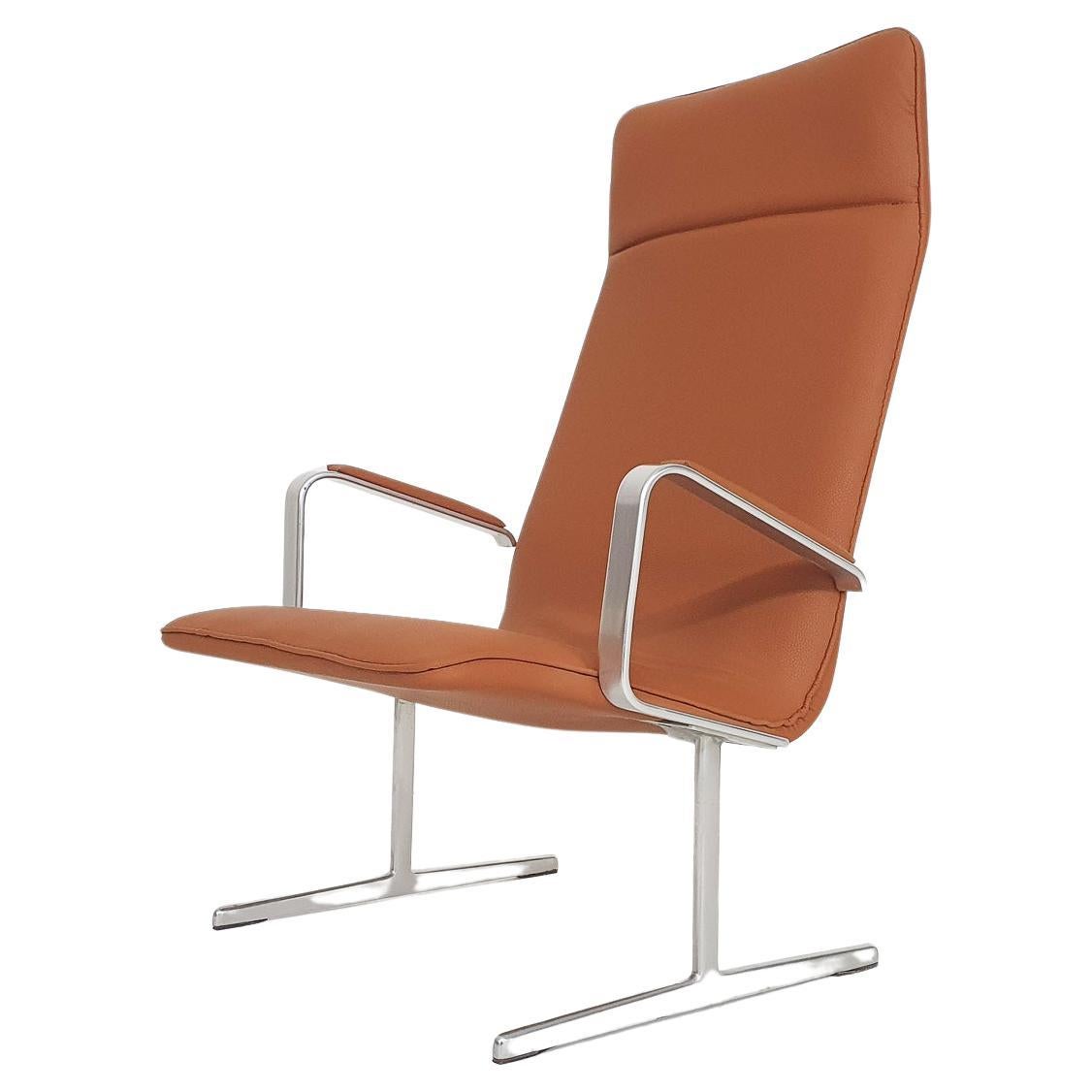 Dieter Rams for Vitsoe high back lounge chair, model rz60, Germany 1960's For Sale