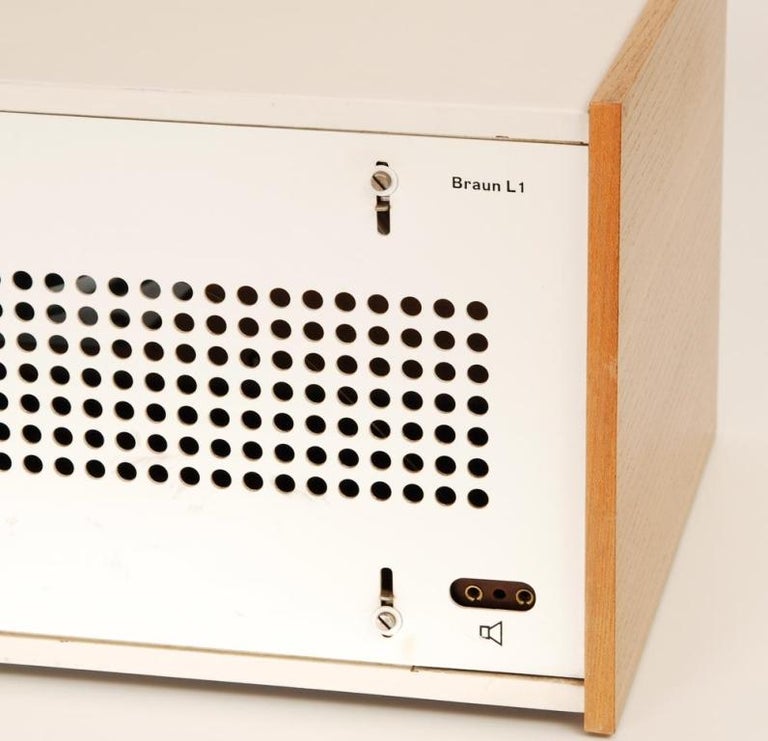 Dieter Rams L1 Speaker for Braun, 1960 at 1stDibs