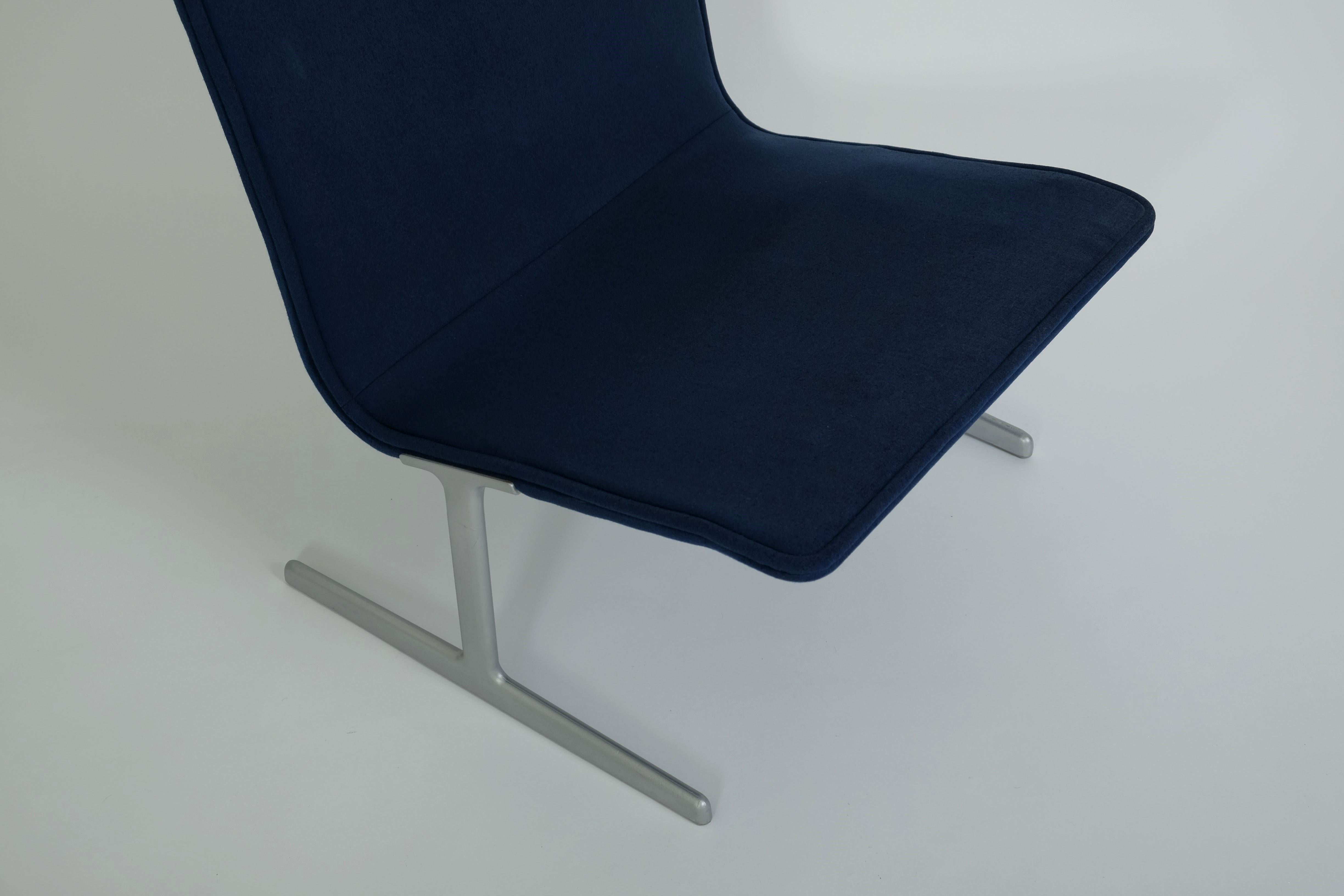Sedia da salotto e ottomana Dieter Rams modello 602 di Vitsoe per il restauro in vendita 3