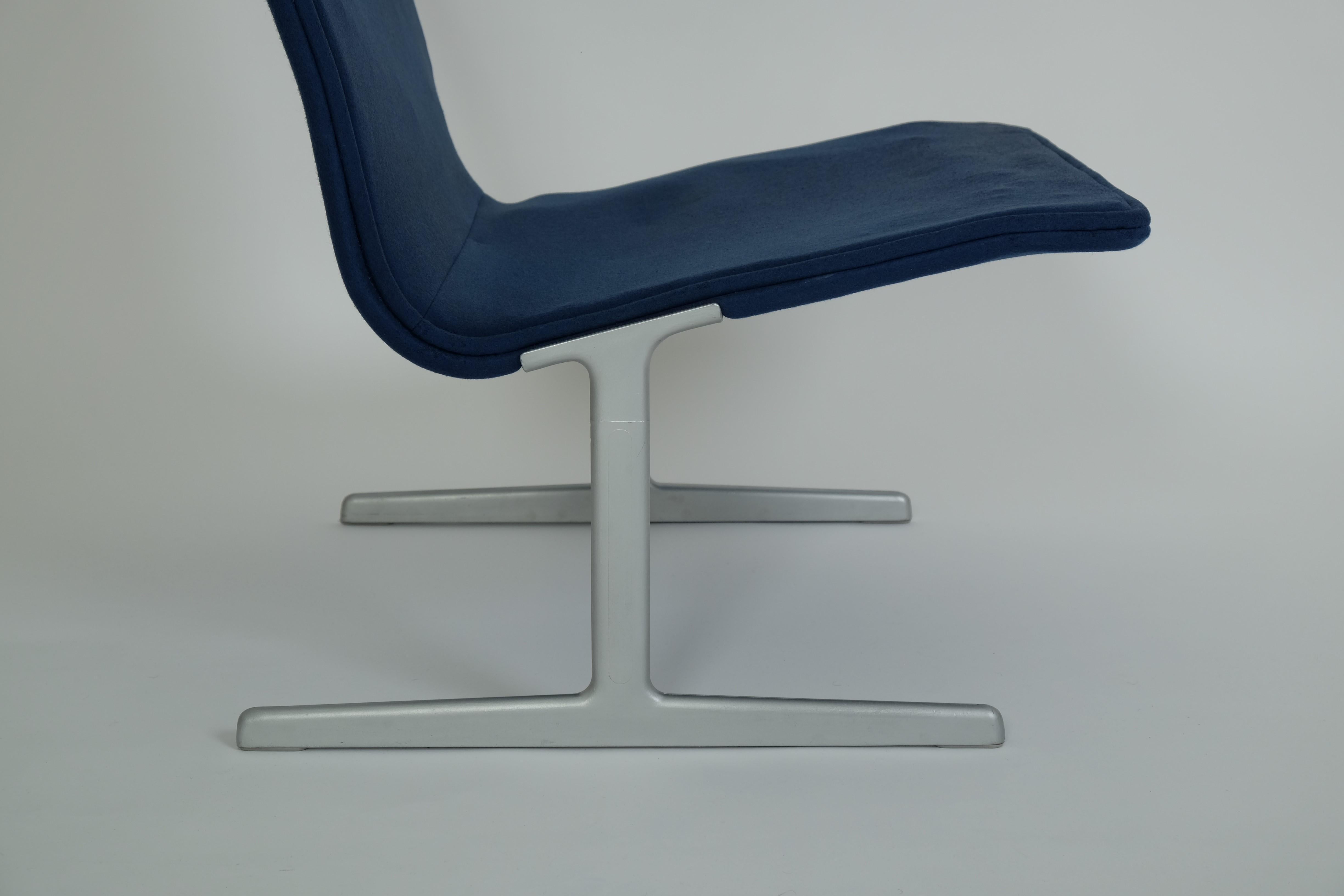 Sedia da salotto e ottomana Dieter Rams modello 602 di Vitsoe per il restauro in vendita 4