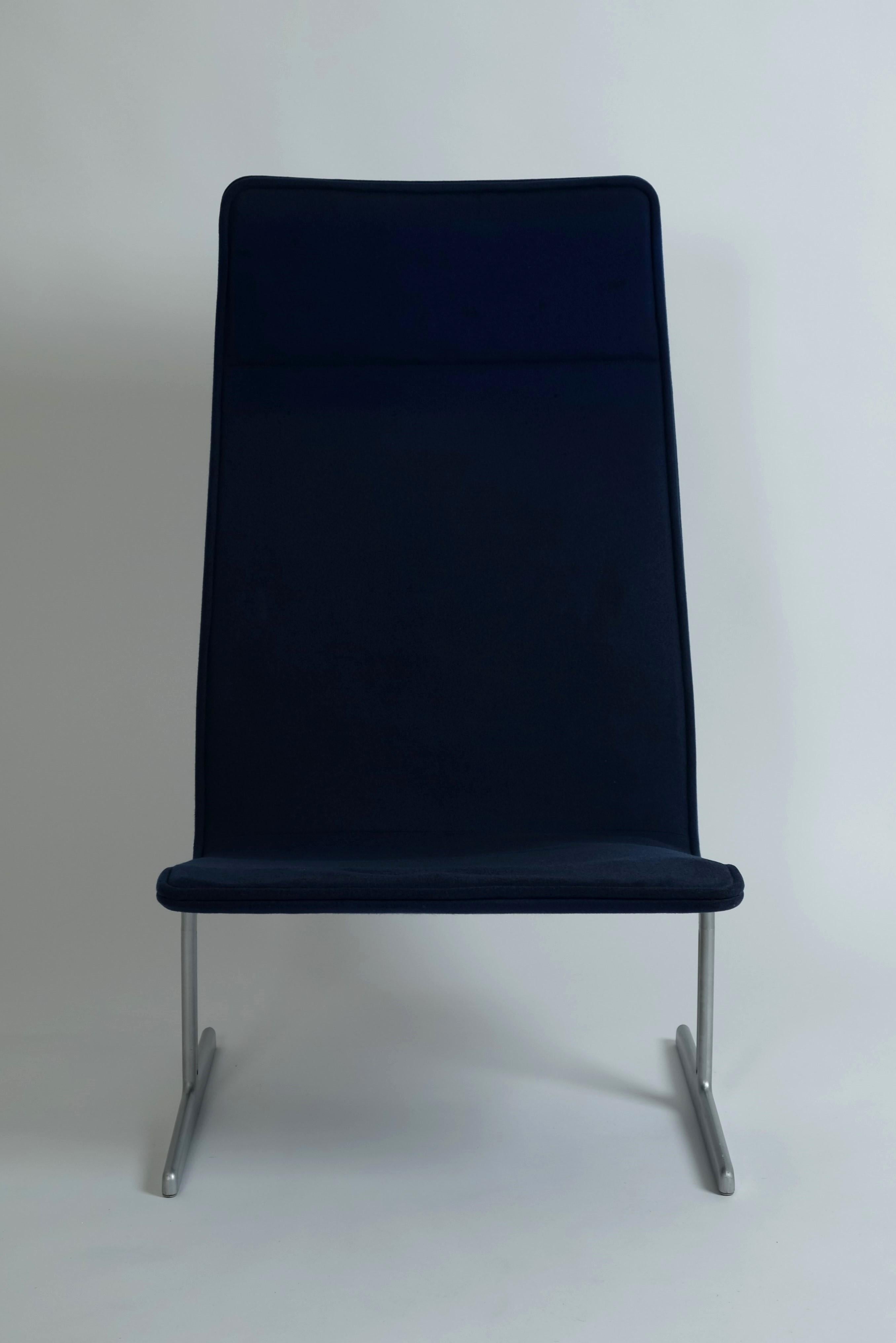 Sedia da salotto e ottomana Dieter Rams modello 602 di Vitsoe per il restauro in vendita 5