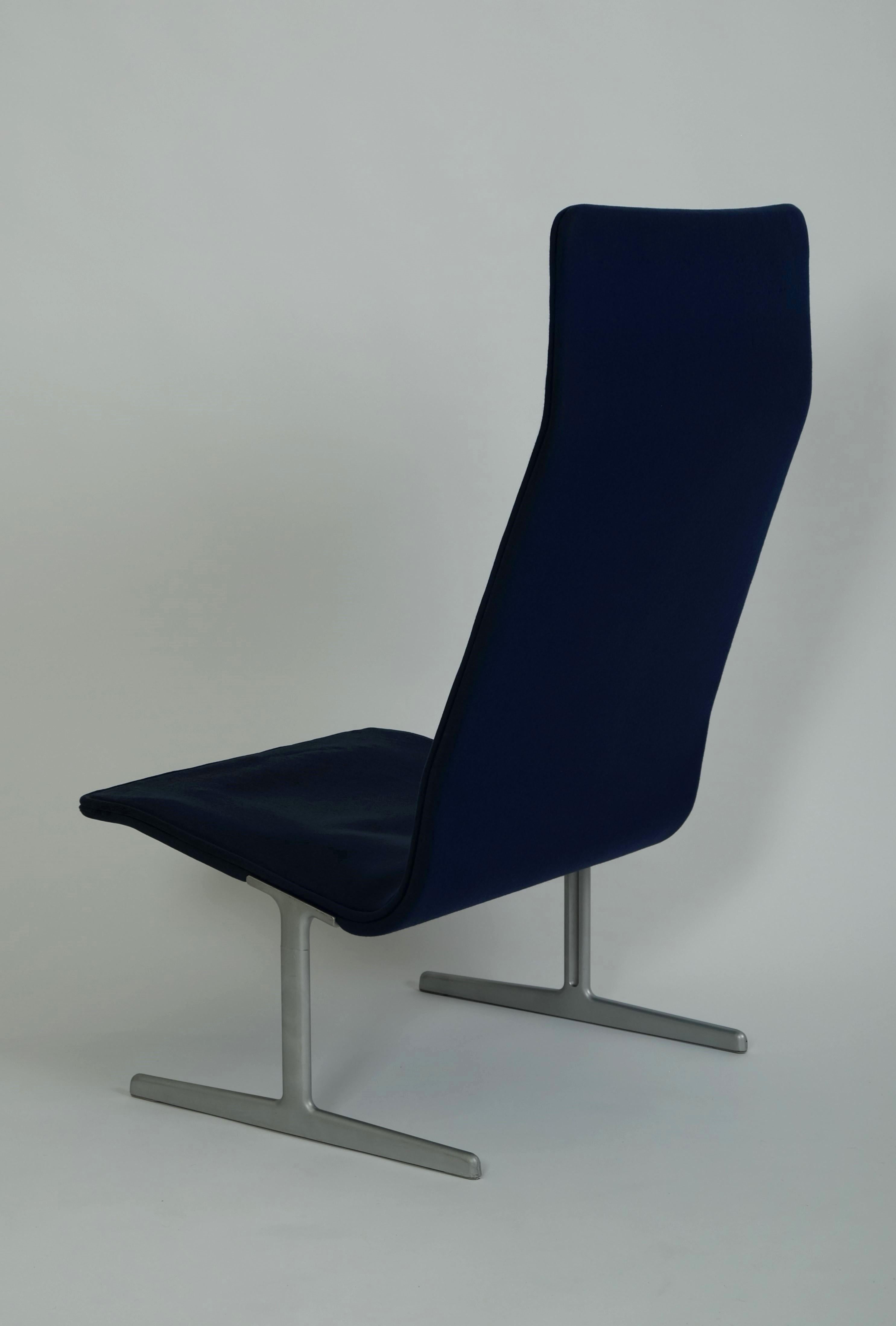 Sedia da salotto e ottomana Dieter Rams modello 602 di Vitsoe per il restauro in vendita 6