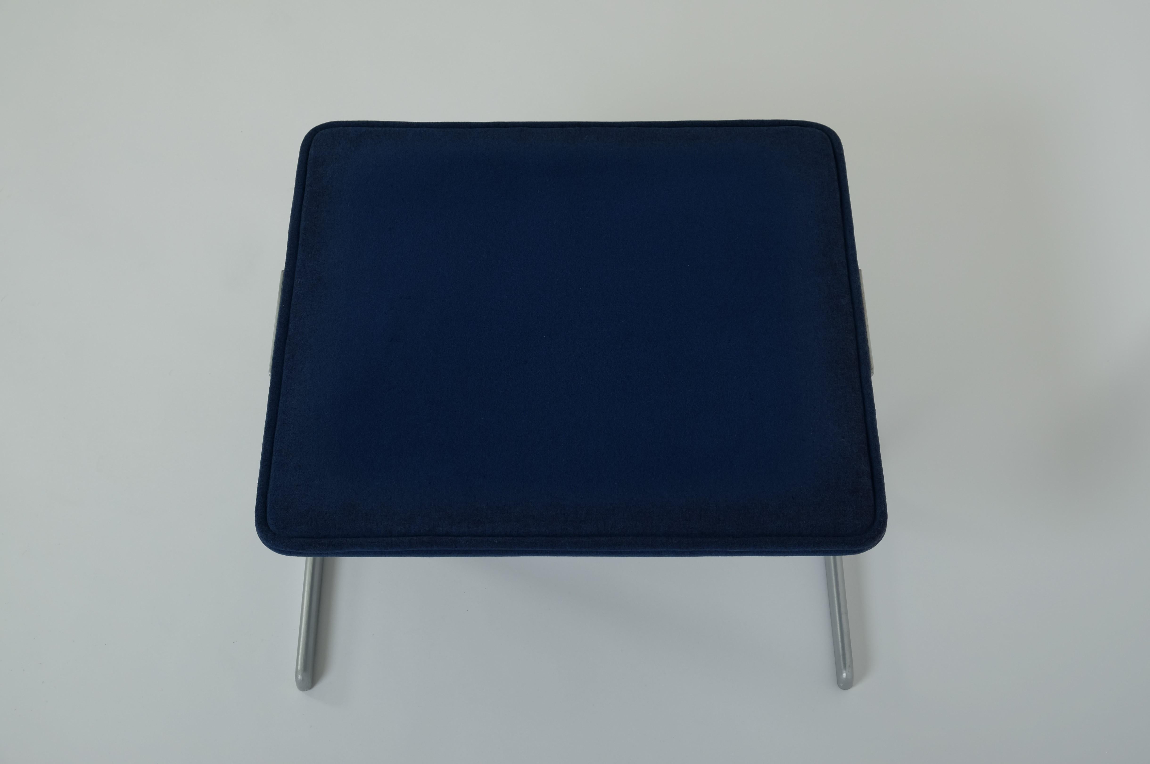 Sedia da salotto e ottomana Dieter Rams modello 602 di Vitsoe per il restauro in vendita 12