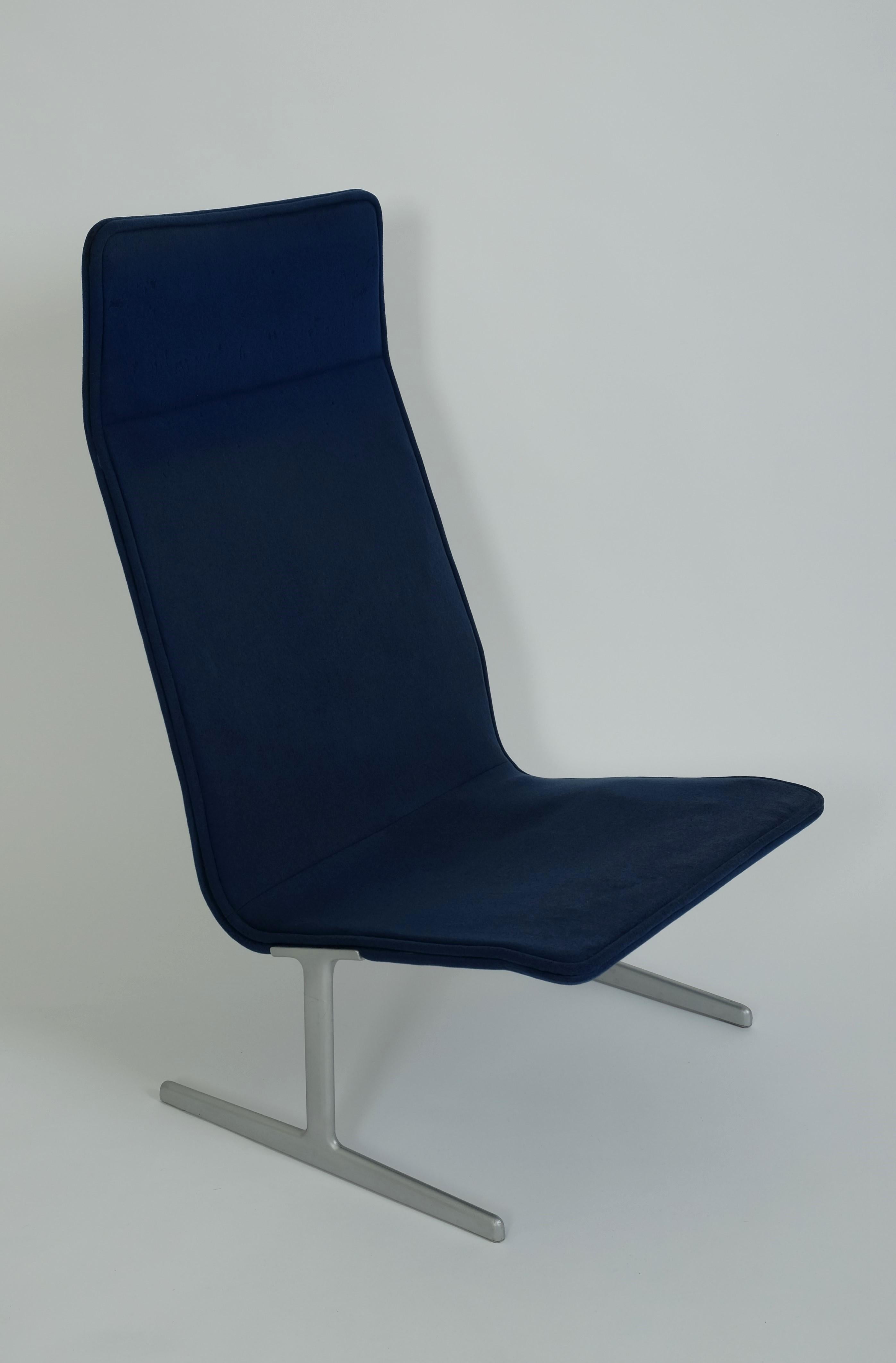 Sedia da salotto e ottomana Dieter Rams modello 602 di Vitsoe per il restauro in vendita 1