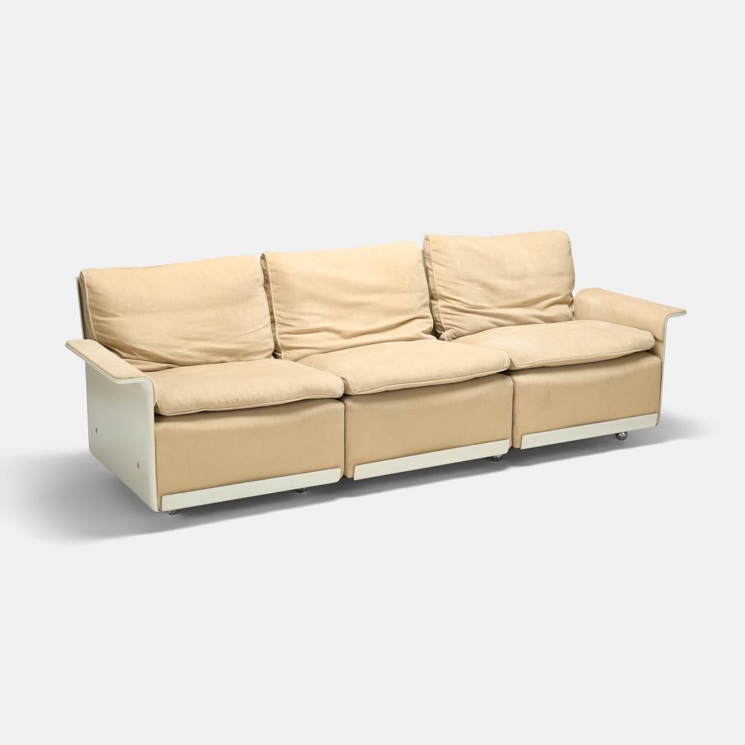 Dieter Rams Sofá de salón para Wolfgang Feierbach Vitsoe RZ62, Alemania 1962 Alemán