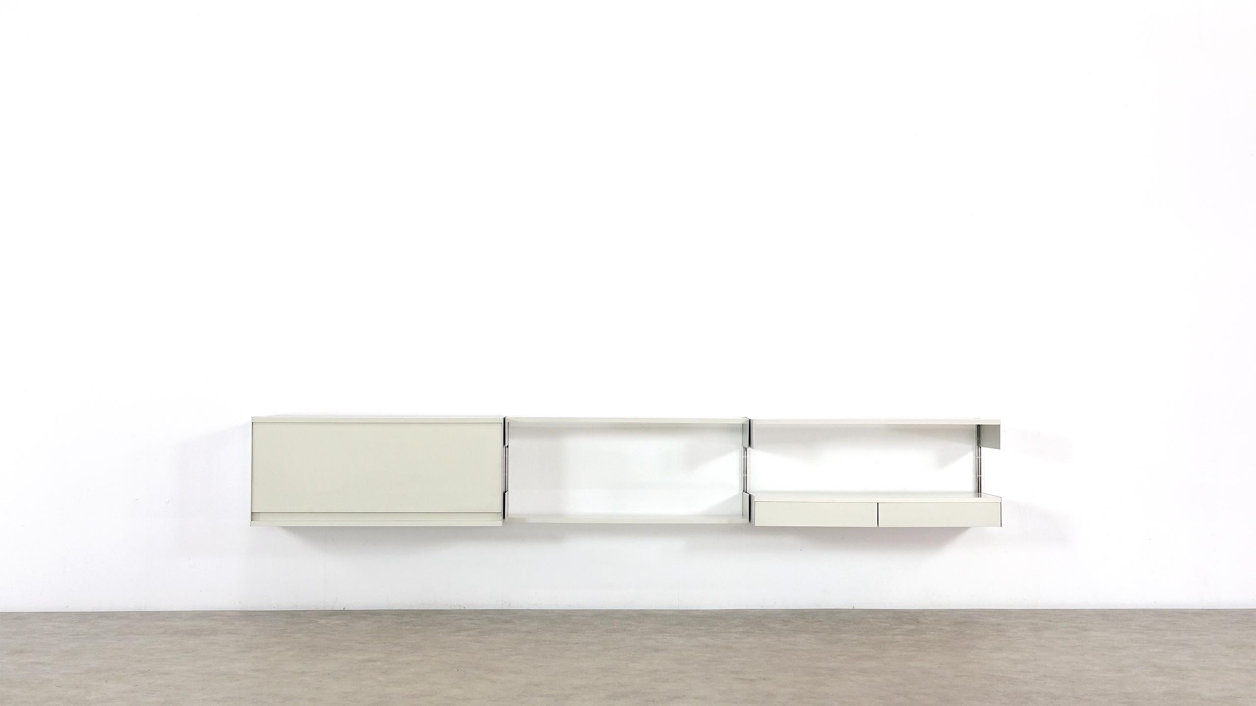 Mid-20th Century Dieter Rams Sideboard 606 Universal Shelving System for Vitsœ, Germany, 1965