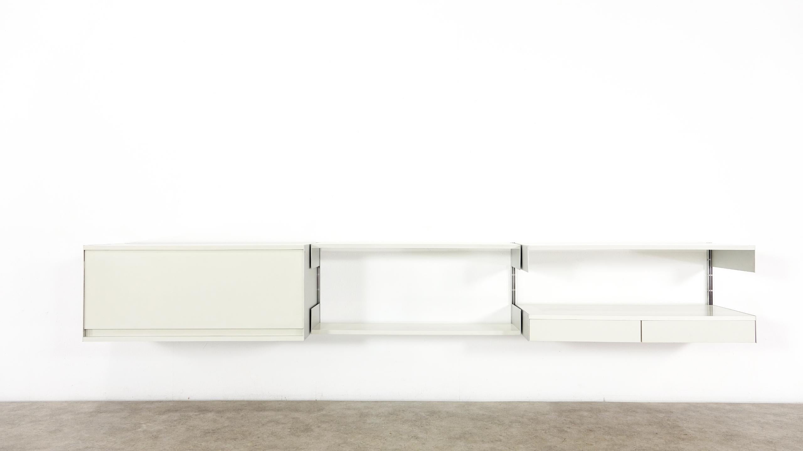 Aluminum Dieter Rams Sideboard 606 Universal Shelving System for Vitsœ, Germany, 1965