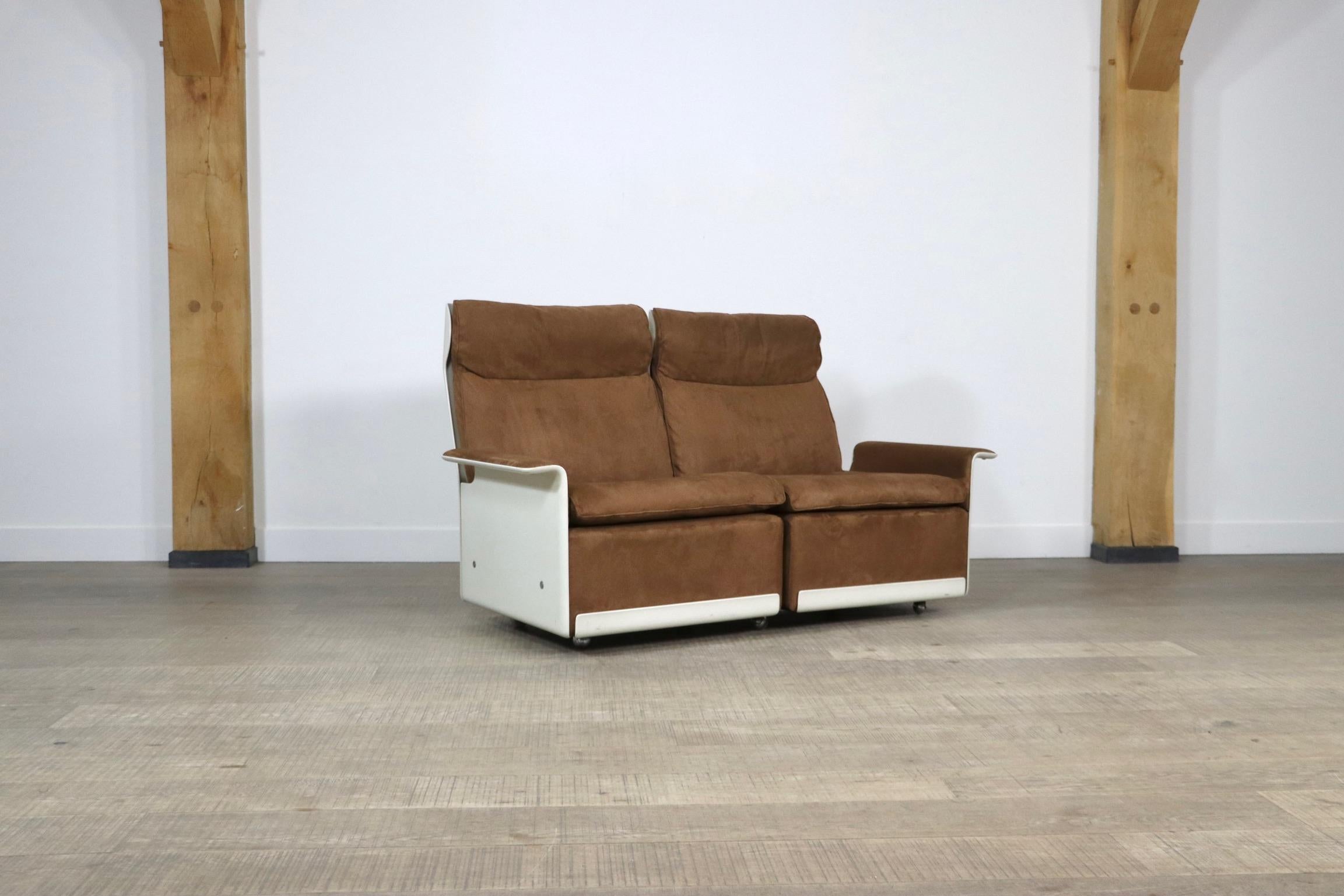 Dieter Rams two seater sofa for Vitsoe, Germany 1980s In Excellent Condition In ABCOUDE, UT
