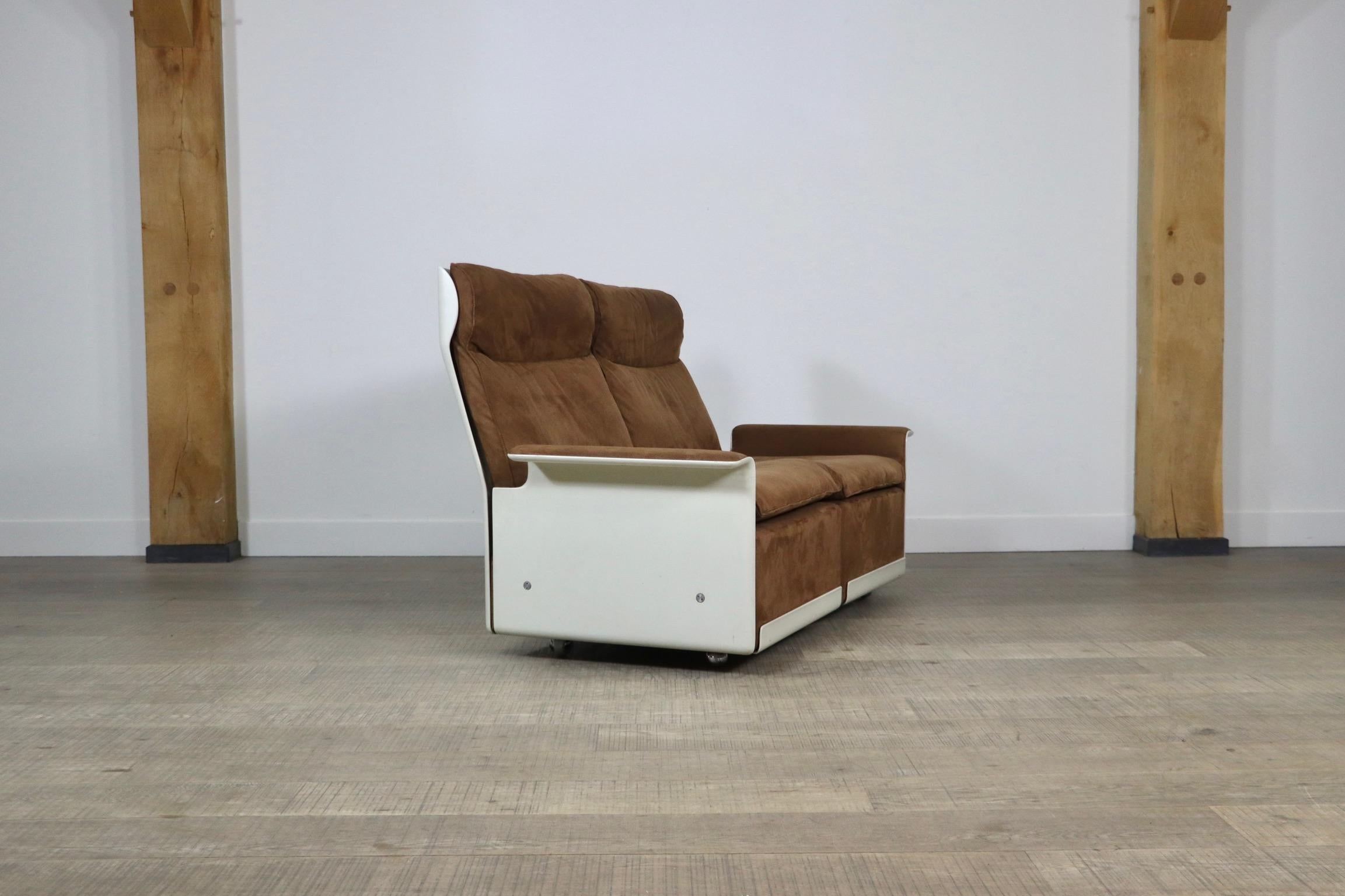 Dieter Rams two seater sofa for Vitsoe, Germany 1980s 1