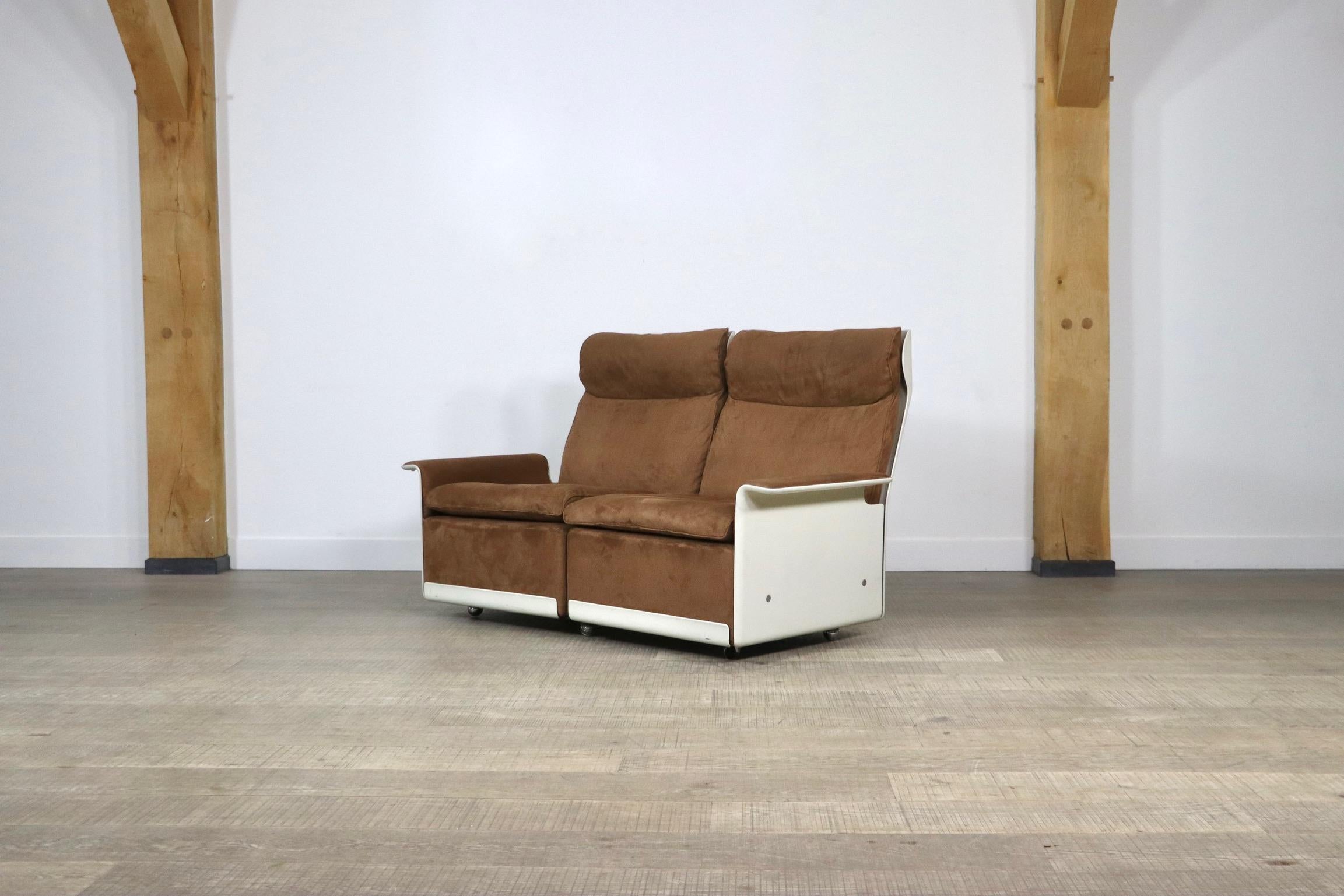 Dieter Rams two seater sofa for Vitsoe, Germany 1980s 2