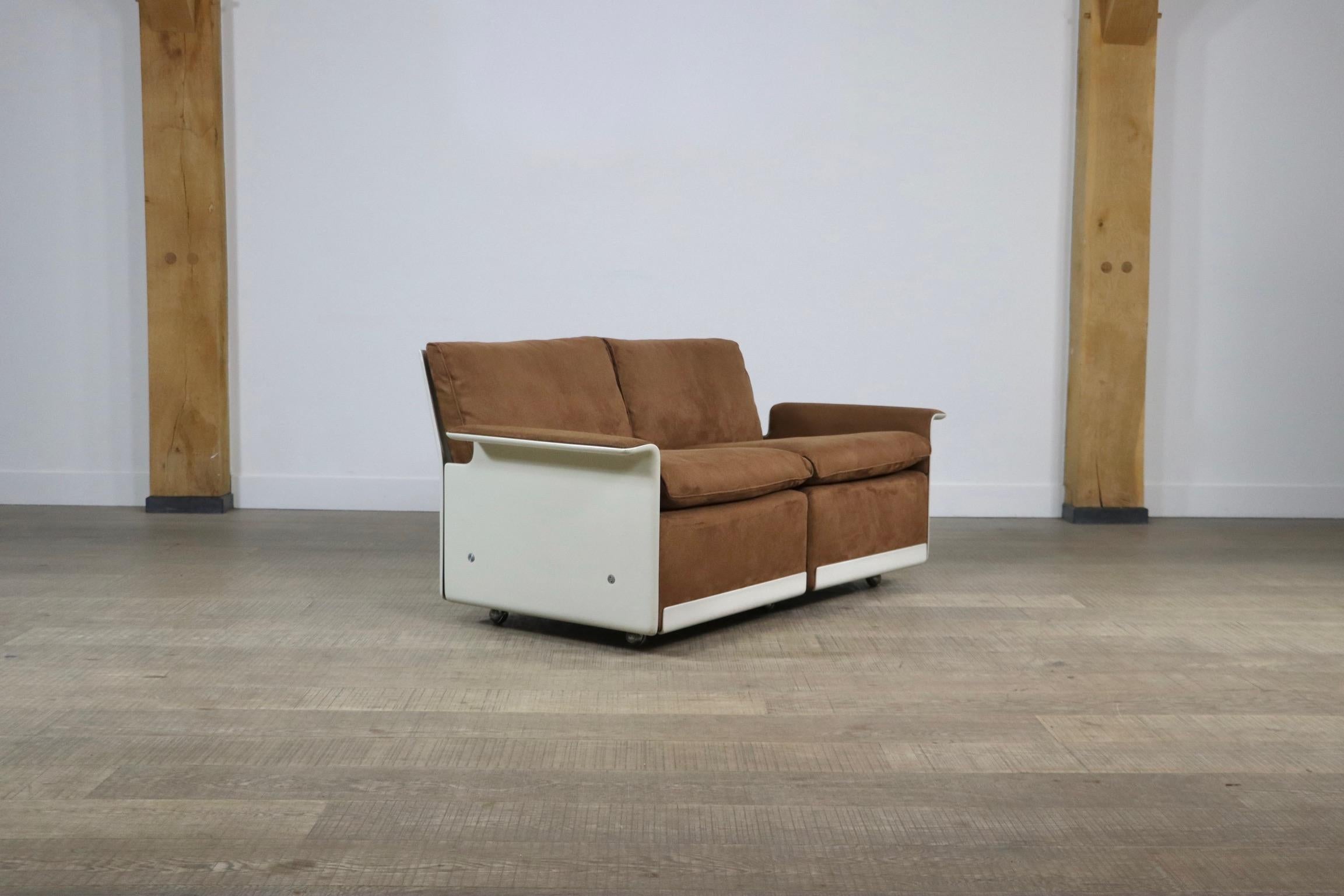 Dieter Rams Two Seater Sofas for Vitsoe, Germany, 1980s at 1stDibs