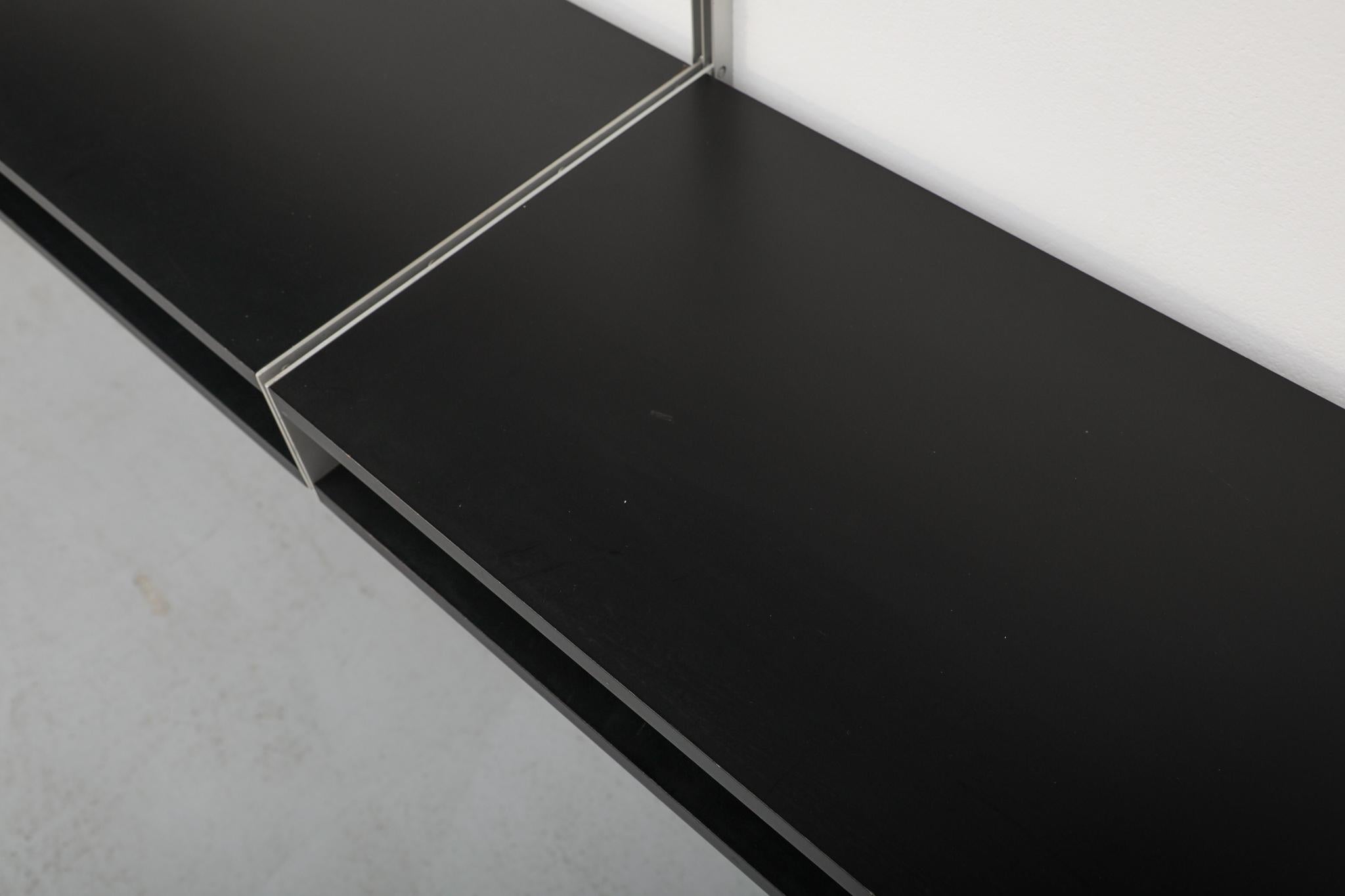 Estantería de pared 606 Dieter Rams para Vitsoe en negro en venta 6
