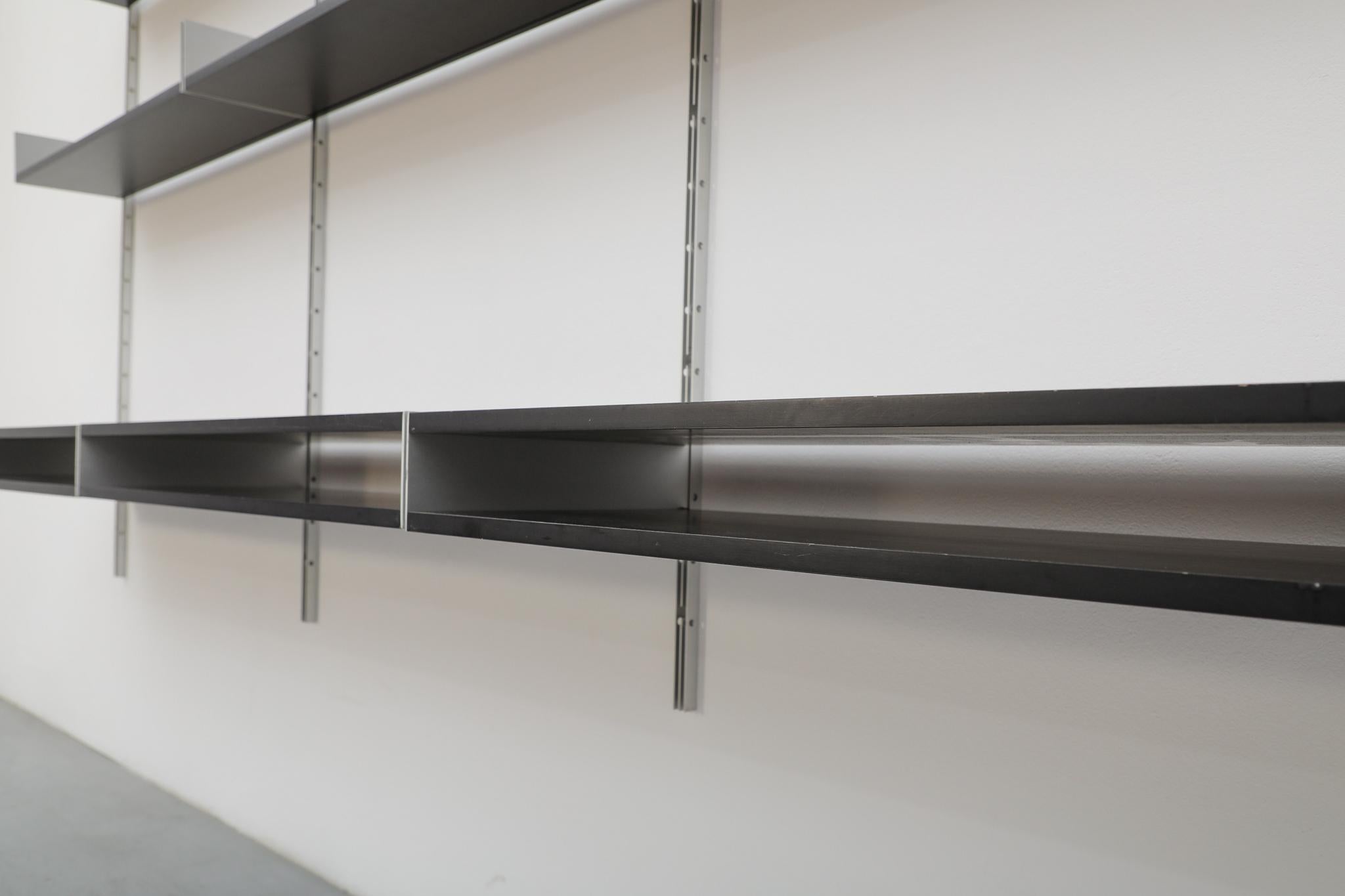 Estantería de pared 606 Dieter Rams para Vitsoe en negro en venta 8